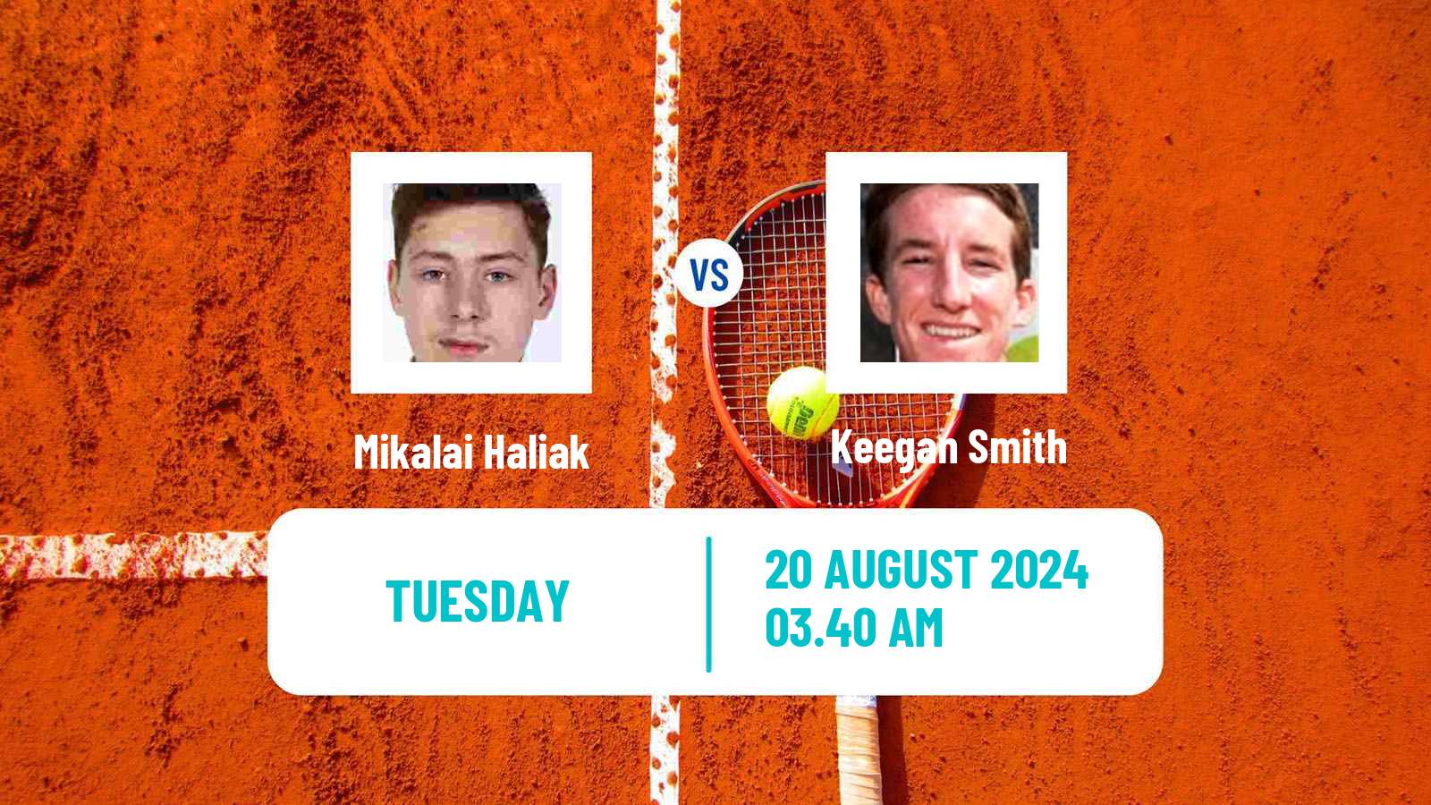 Tennis Jinan Challenger Men Mikalai Haliak - Keegan Smith