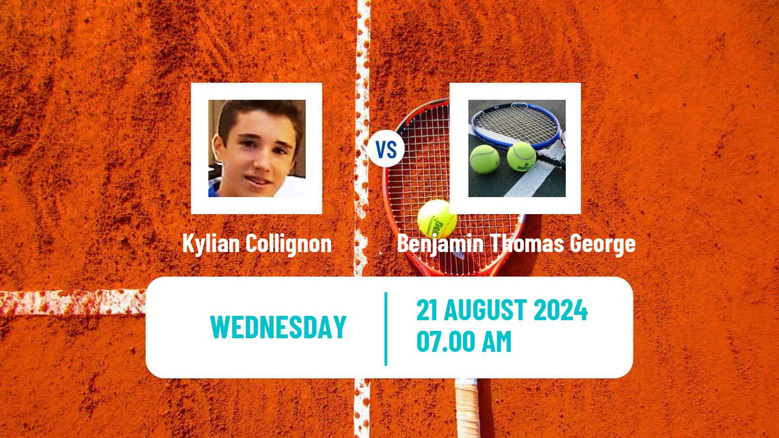 Tennis ITF M15 Lambermont Men 2024 Kylian Collignon - Benjamin Thomas George