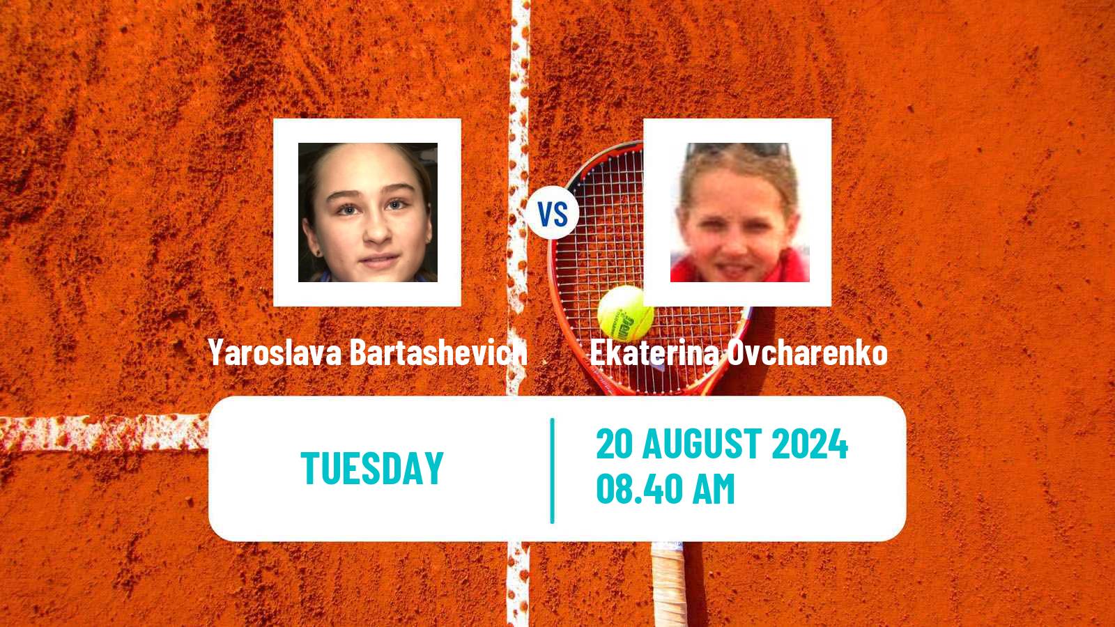 Tennis ITF W35 Vrnjacka Banja Women 2024 Yaroslava Bartashevich - Ekaterina Ovcharenko