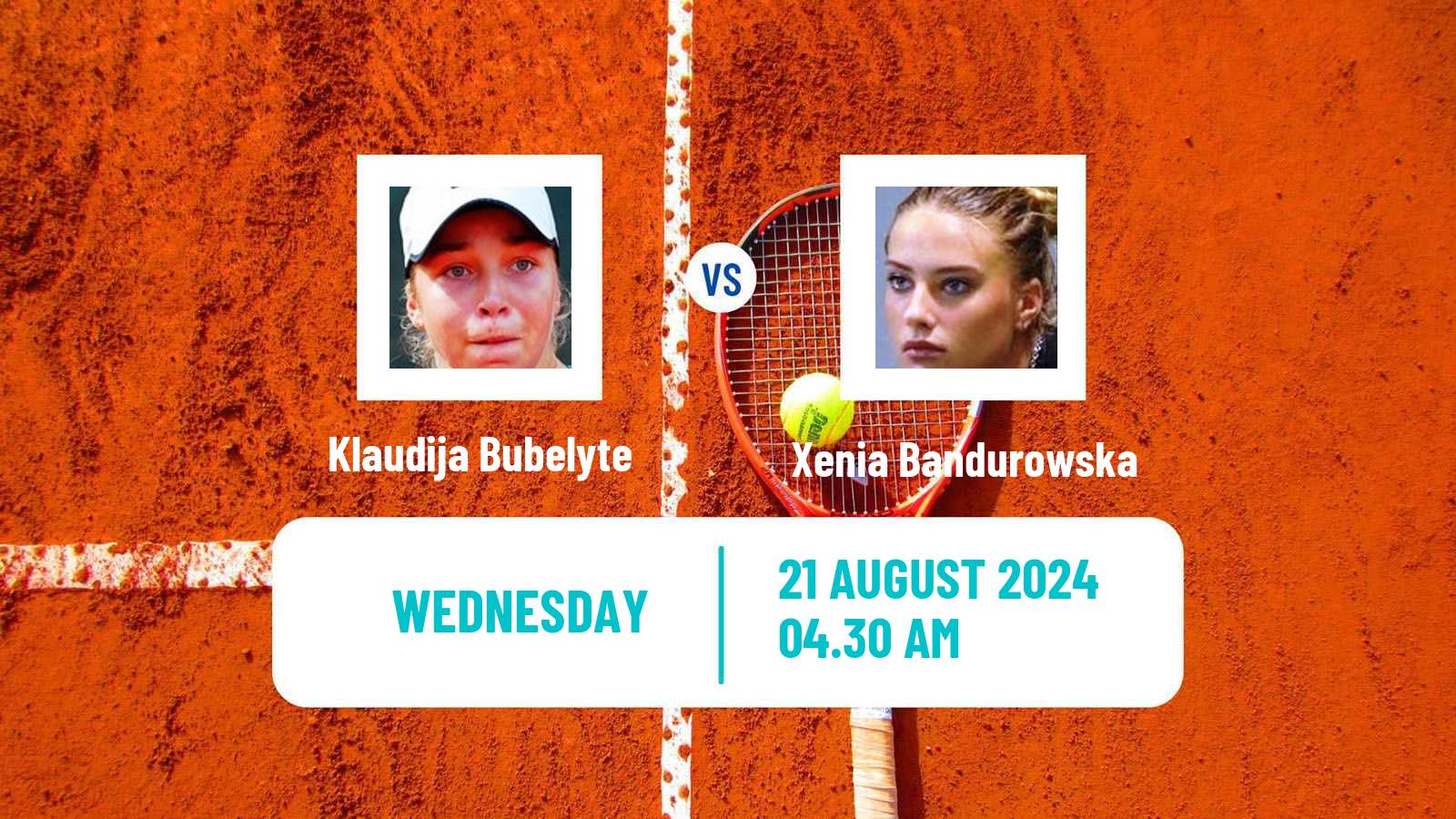 Tennis ITF W15 Krakow Women Klaudija Bubelyte - Xenia Bandurowska
