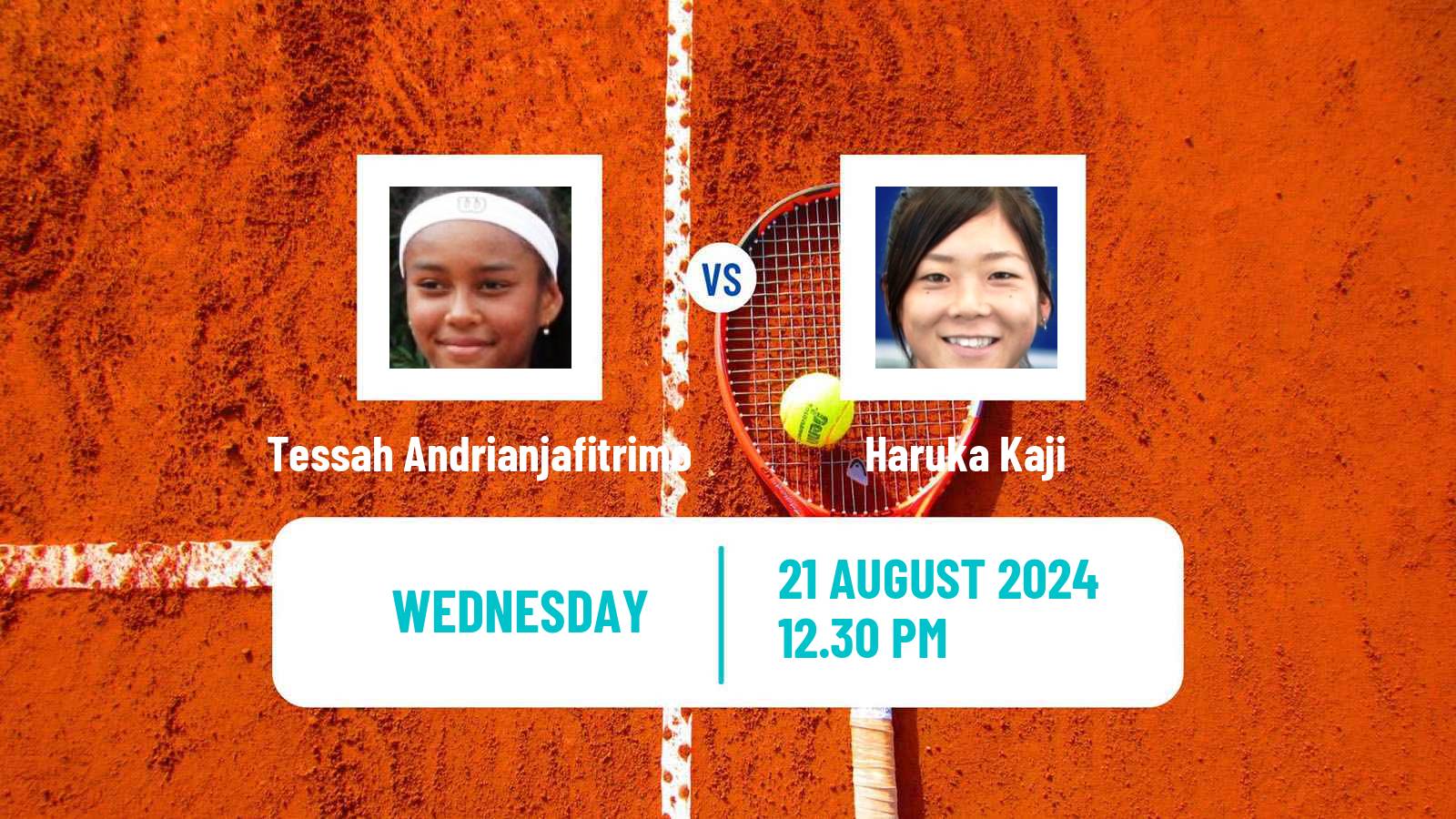 Tennis ITF W35 Vigo Women Tessah Andrianjafitrimo - Haruka Kaji