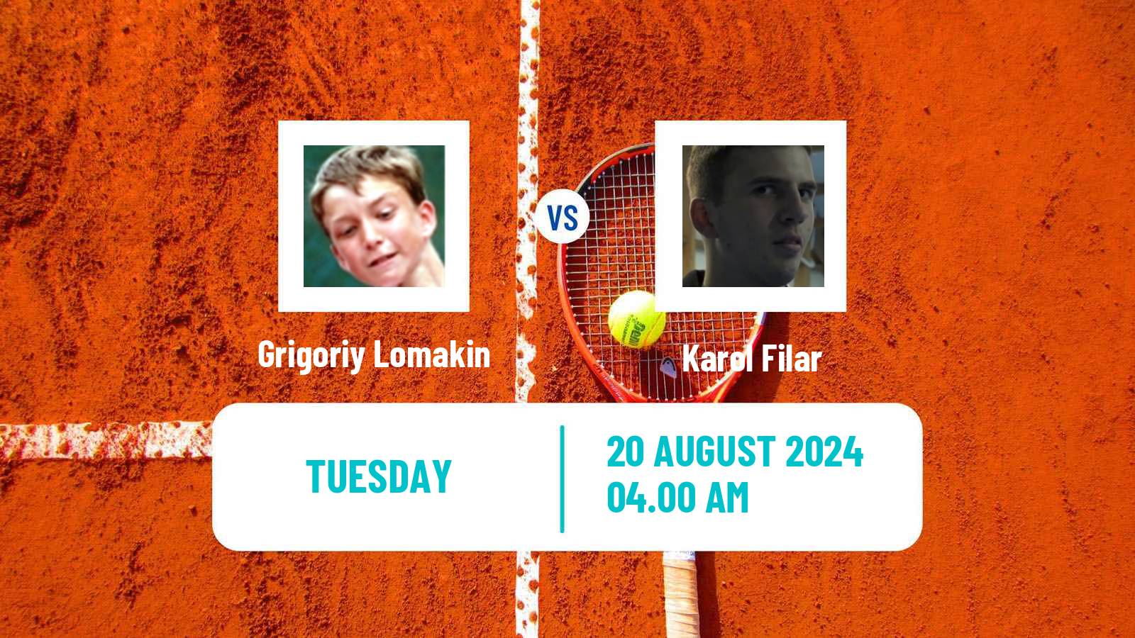 Tennis ITF M15 Kottingbrunn Men Grigoriy Lomakin - Karol Filar