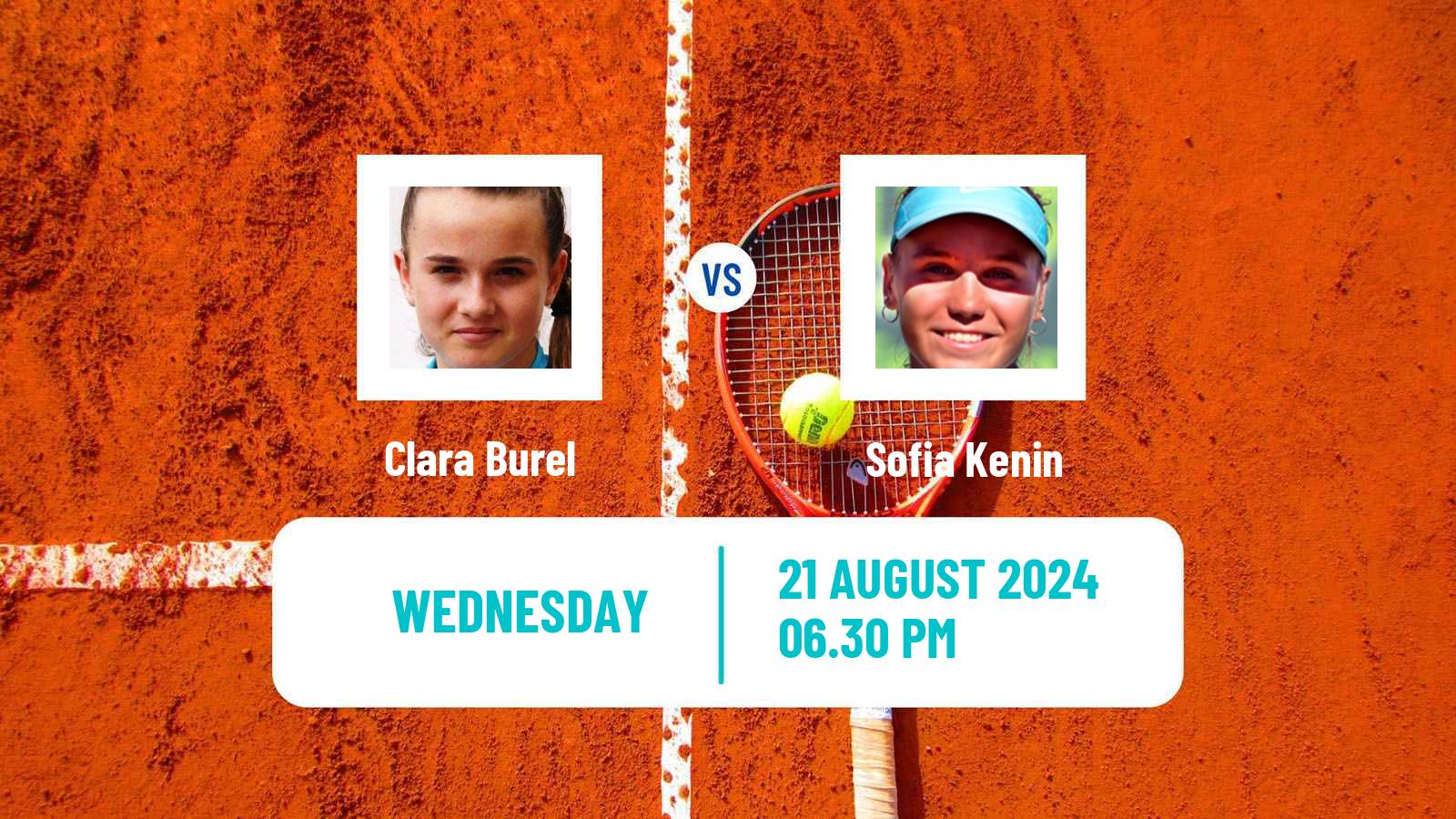 Tennis WTA Cleveland Clara Burel - Sofia Kenin