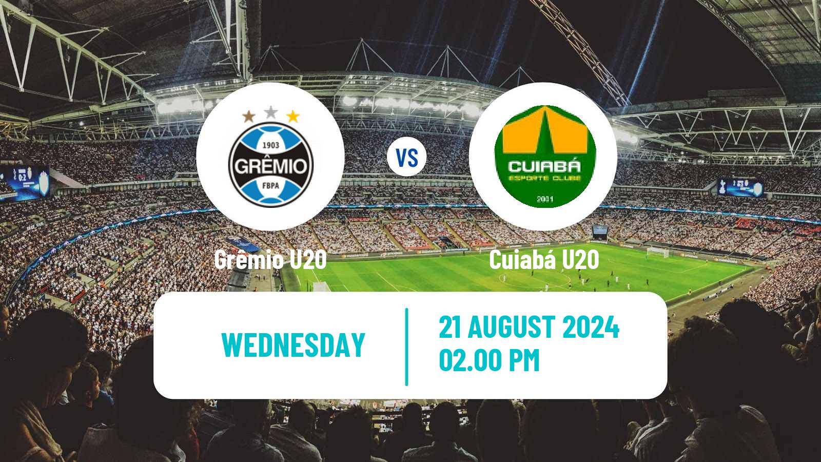 Soccer Brasileiro U20 Grêmio U20 - Cuiabá U20