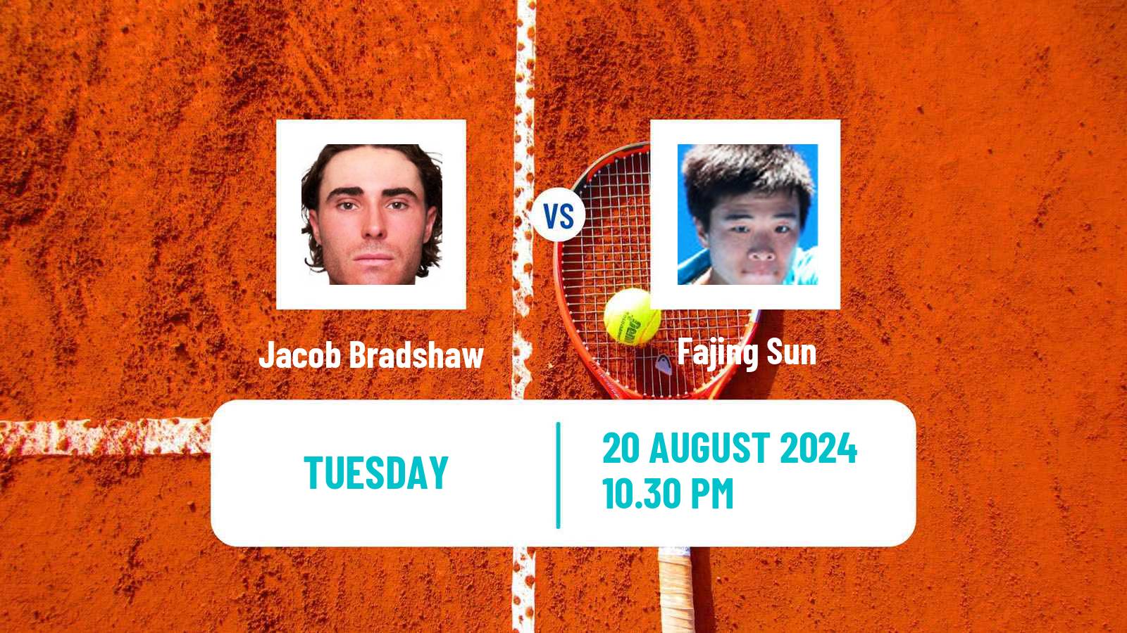 Tennis Jinan Challenger Men Jacob Bradshaw - Fajing Sun