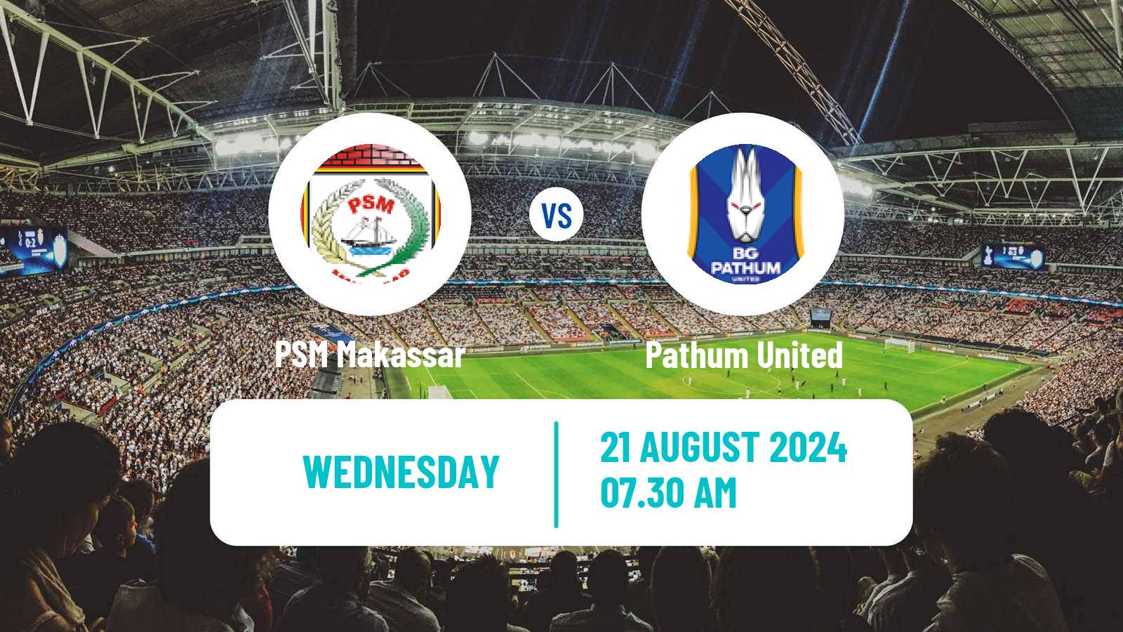 Soccer ASEAN Club Championship PSM Makassar - Pathum United