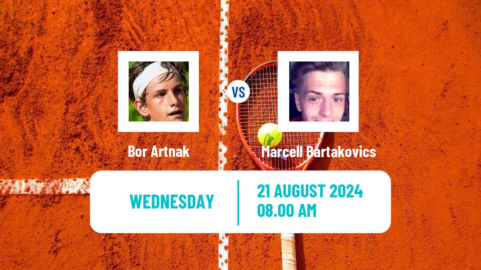 Tennis ITF M25 MarIBOr 2 Men Bor Artnak - Marcell Bartakovics