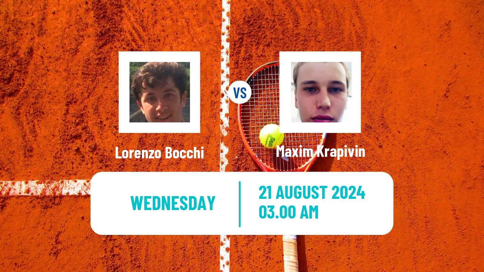 Tennis ITF M15 Pirot Men Lorenzo Bocchi - Maxim Krapivin