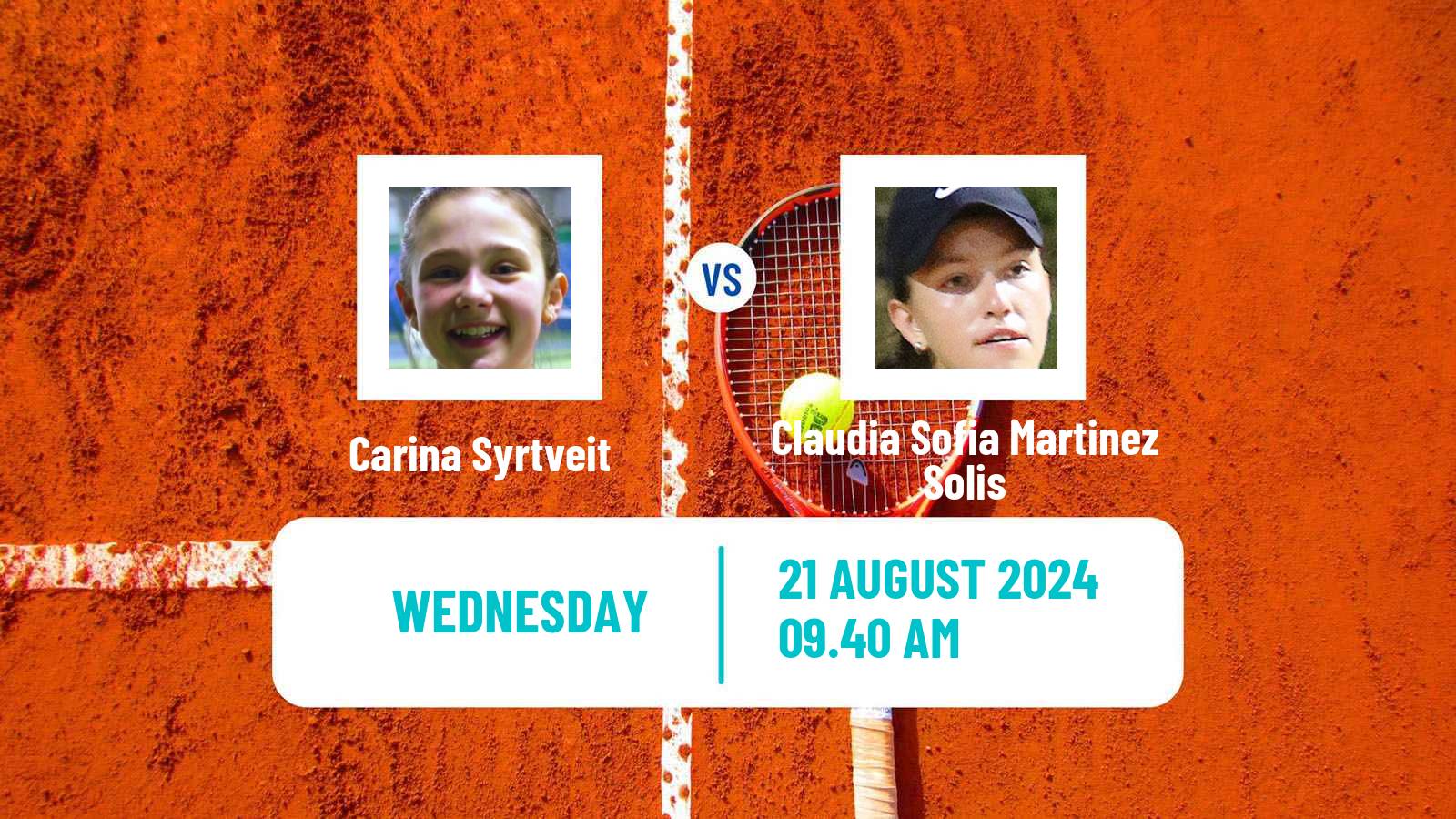 Tennis ITF W15 Malmo Women Carina Syrtveit - Claudia Sofia Martinez Solis