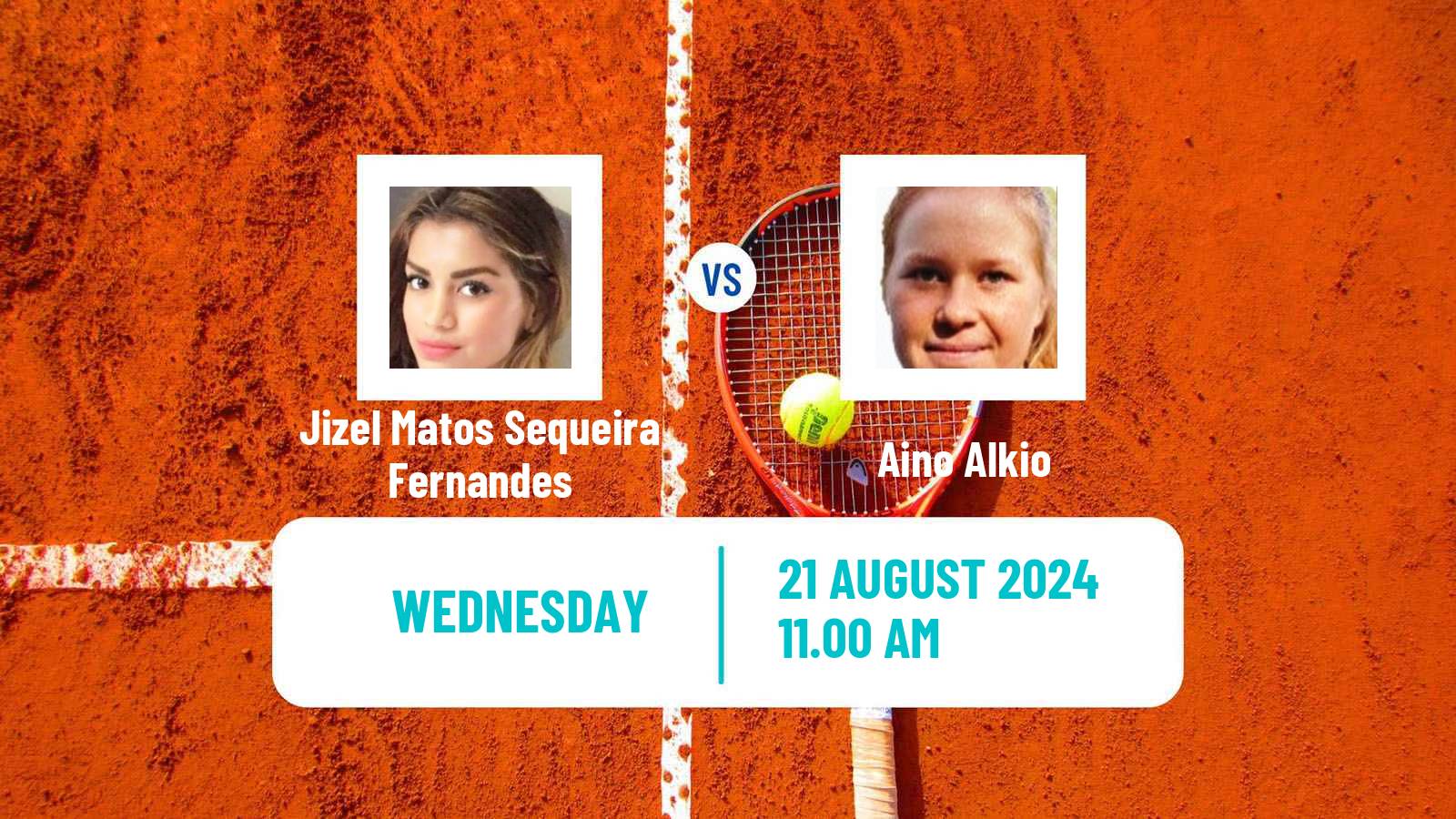 Tennis ITF W15 Malmo Women Jizel Matos Sequeira Fernandes - Aino Alkio
