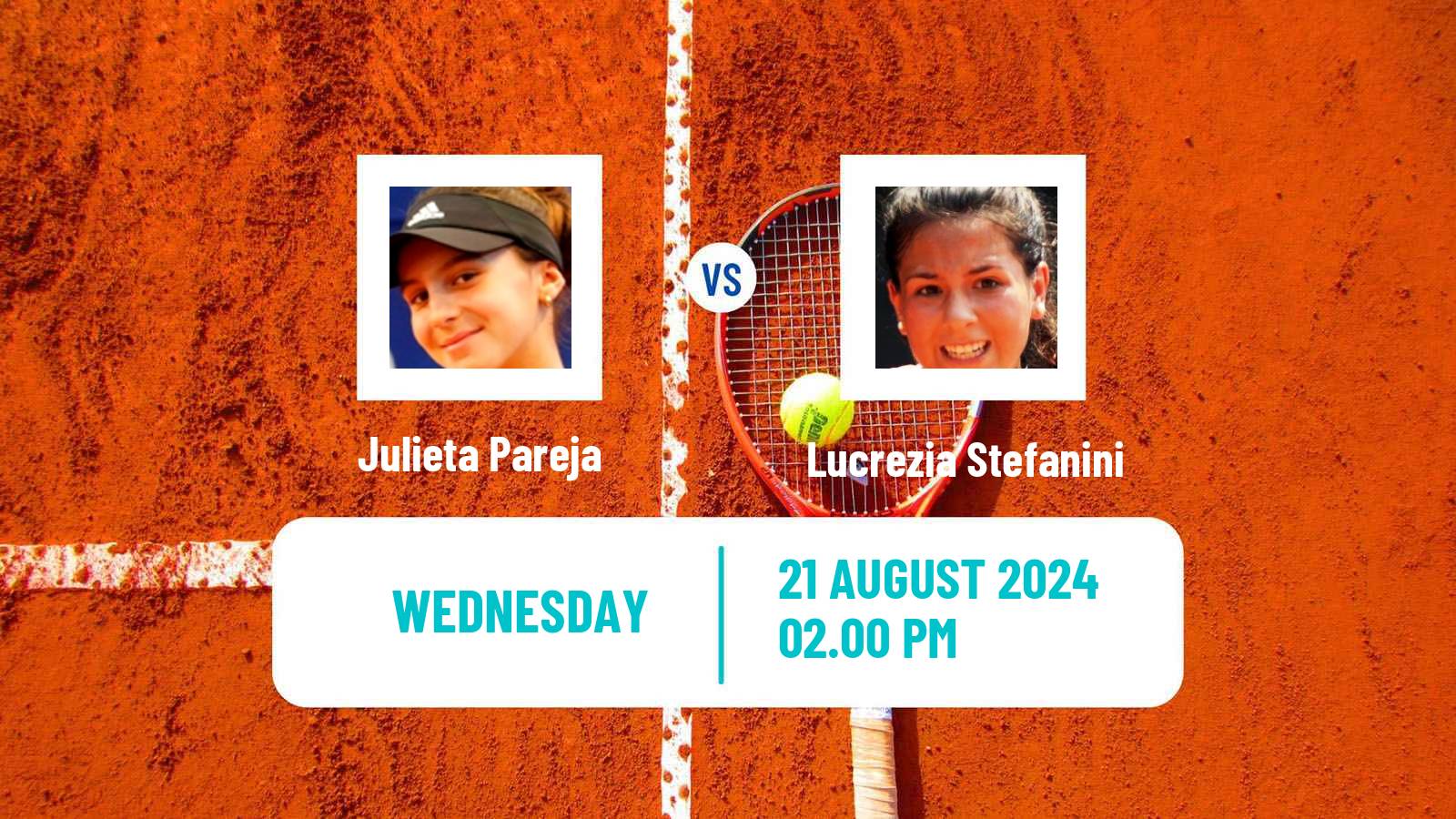 Tennis WTA US Open Julieta Pareja - Lucrezia Stefanini