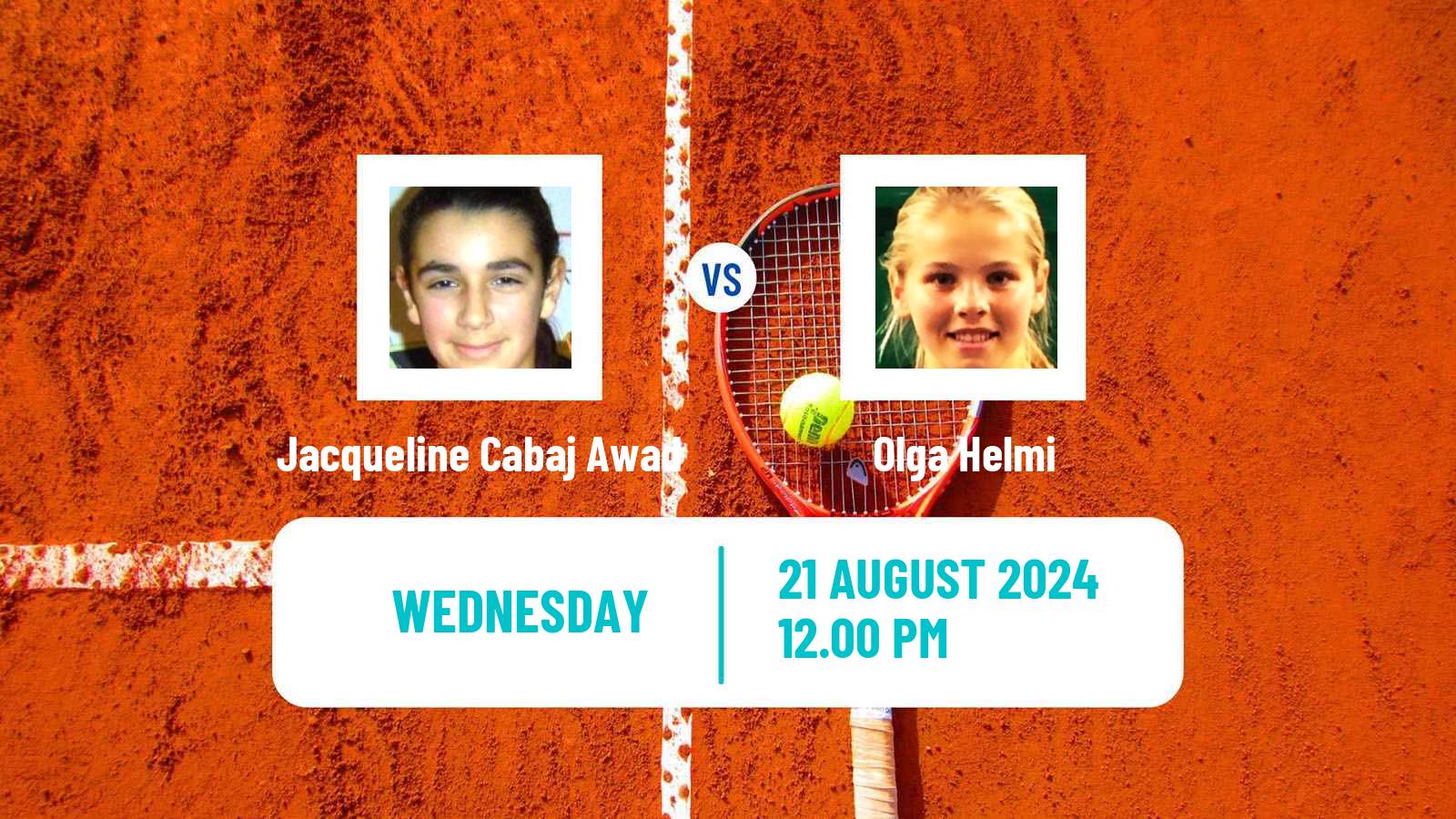 Tennis ITF W35 Vigo Women Jacqueline Cabaj Awad - Olga Helmi