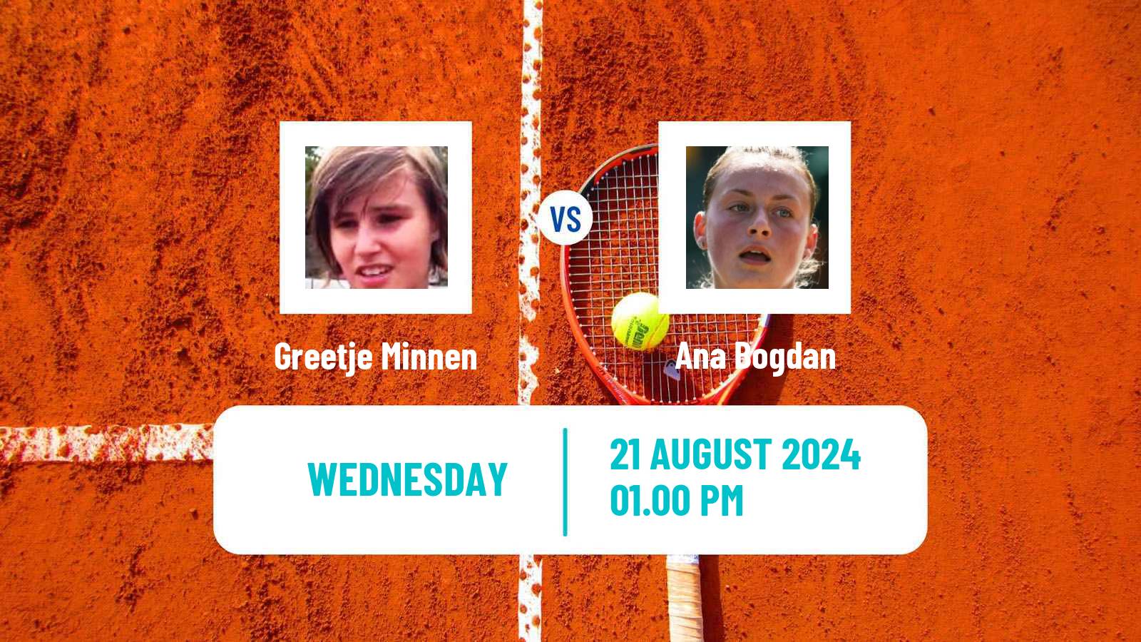 Tennis WTA Cleveland Greetje Minnen - Ana Bogdan