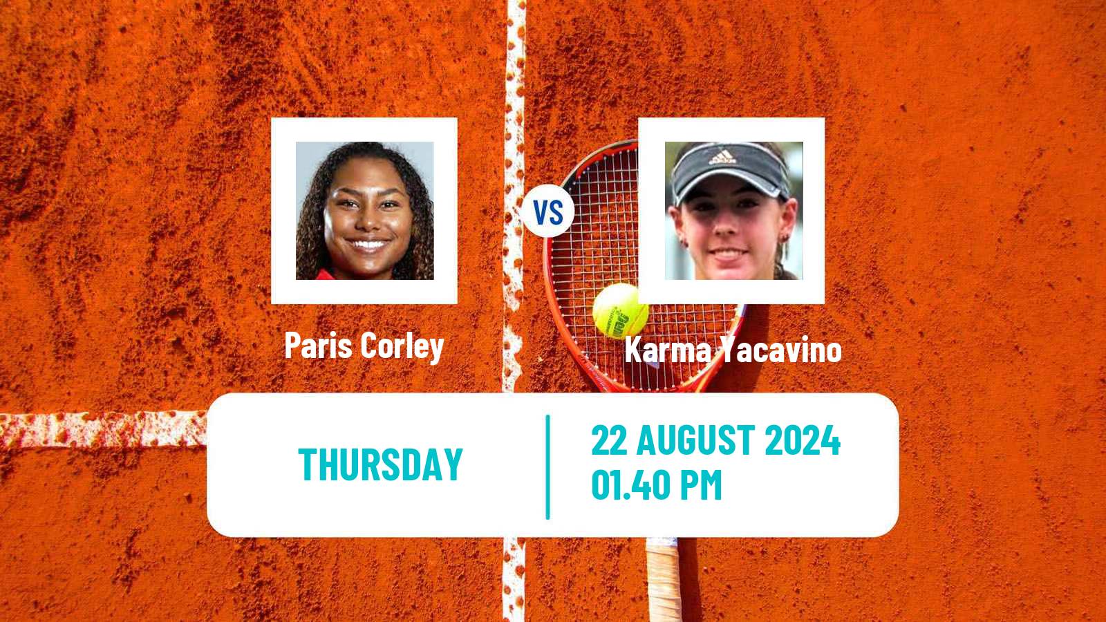 Tennis ITF W35 Saskatoon Women Paris Corley - Karma Yacavino