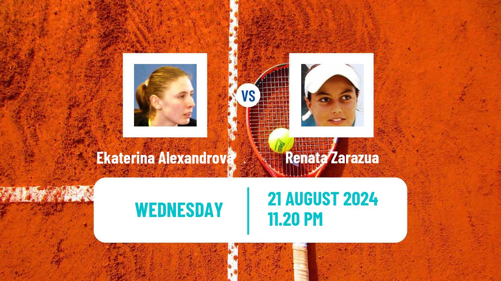 Tennis WTA Monterrey Ekaterina Alexandrova - Renata Zarazua