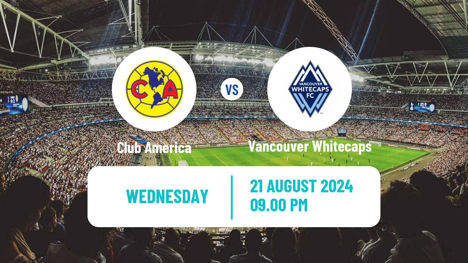 Soccer CONCACAF Champions Cup Women Club America - Vancouver Whitecaps