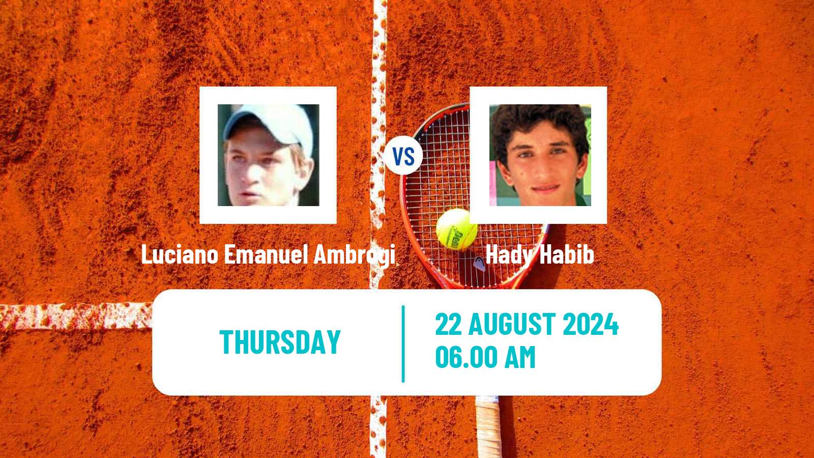 Tennis Dobrich Challenger Men Luciano Emanuel Ambrogi - Hady Habib