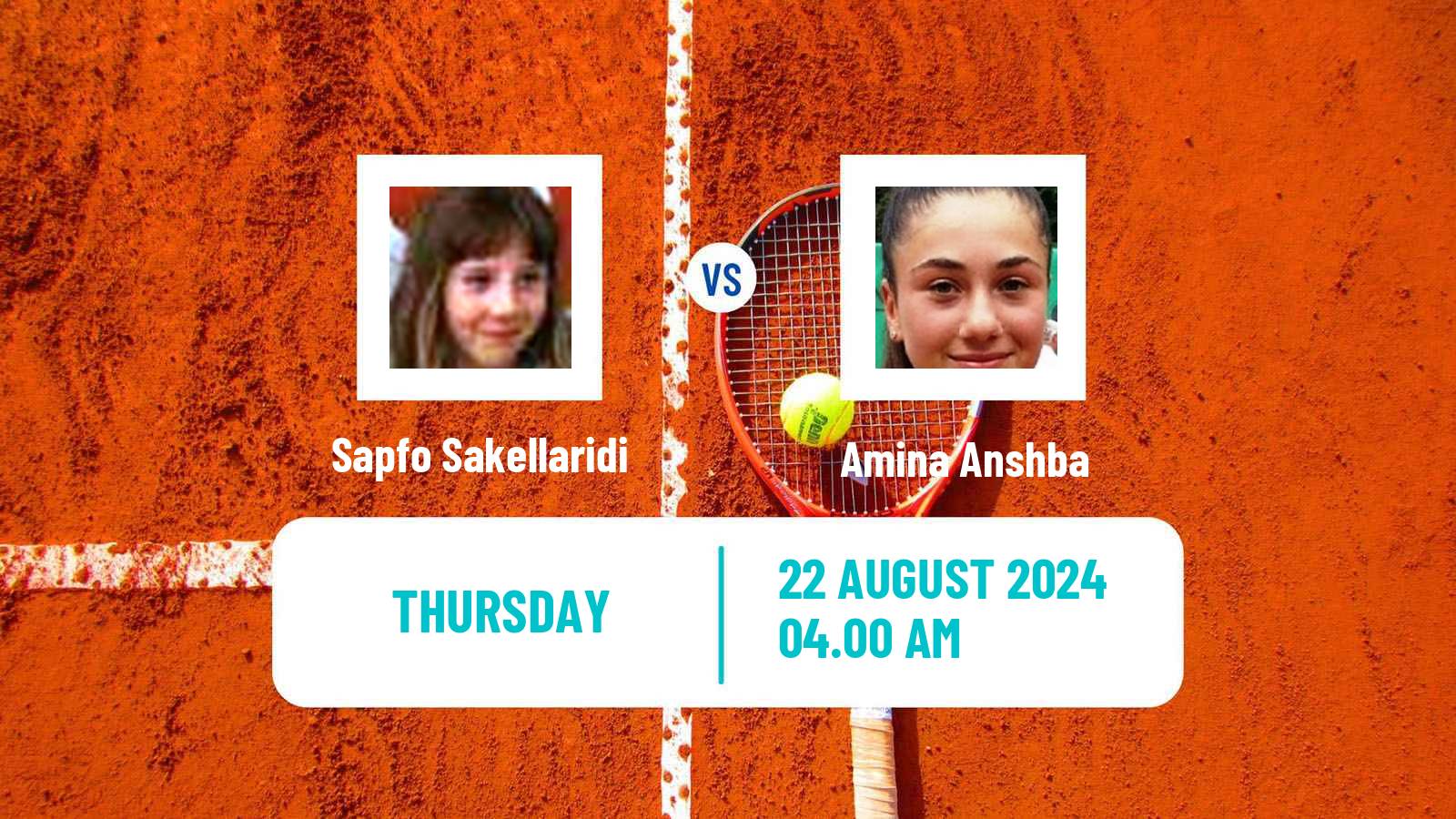 Tennis ITF W75 Prerov Women Sapfo Sakellaridi - Amina Anshba
