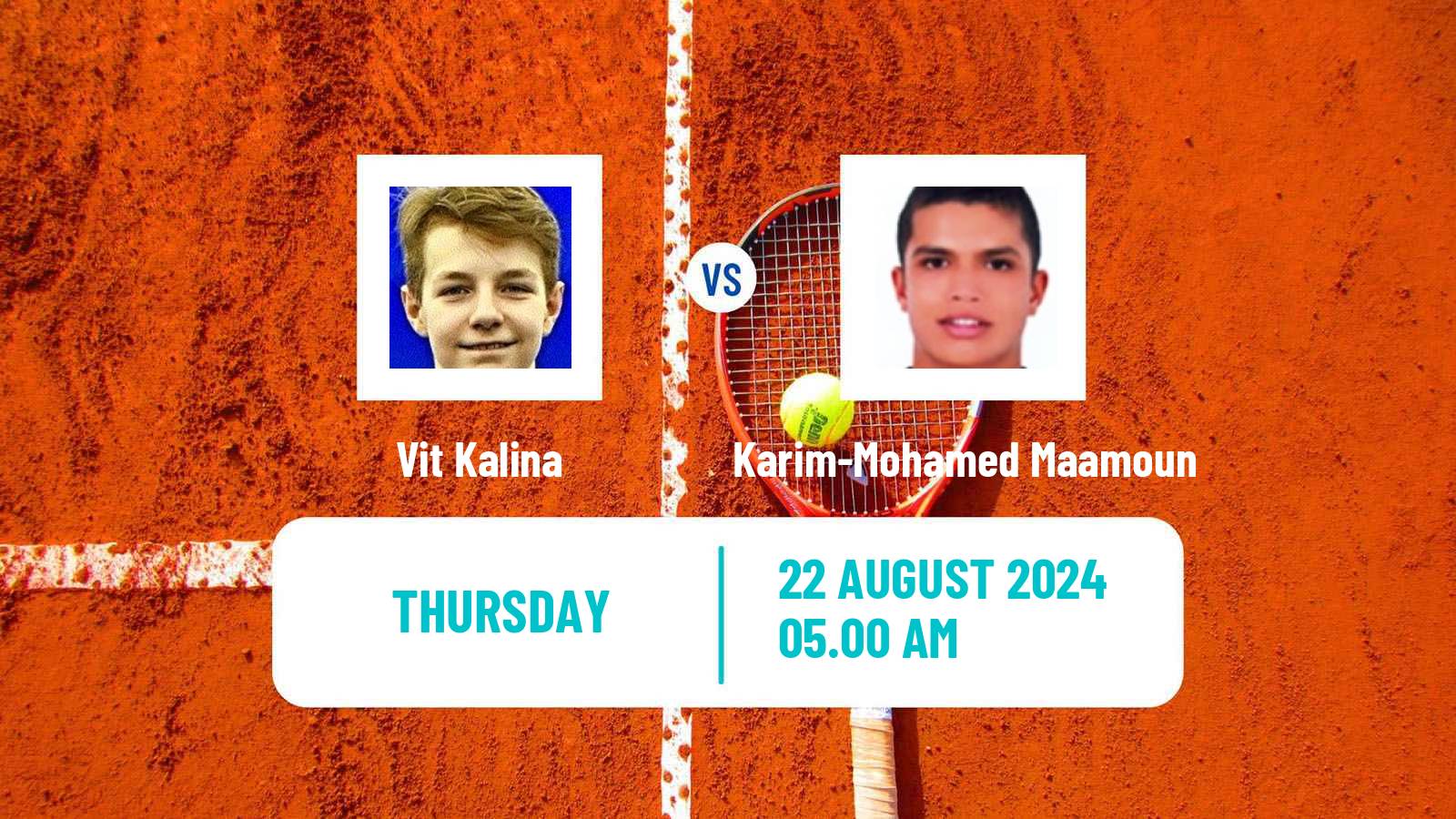 Tennis ITF M15 Kottingbrunn Men Vit Kalina - Karim-Mohamed Maamoun