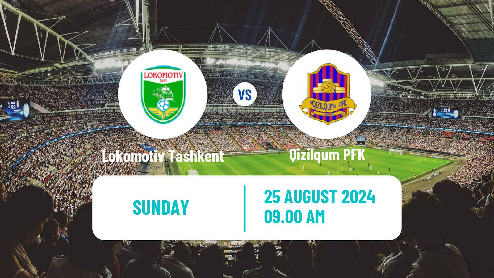 Soccer Uzbek League Lokomotiv Tashkent - Qizilqum