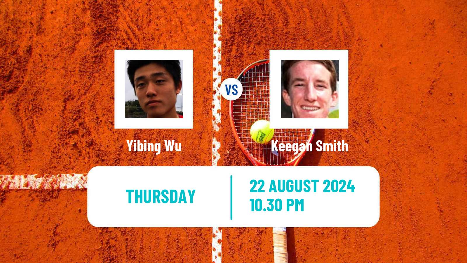 Tennis Jinan Challenger Men Yibing Wu - Keegan Smith