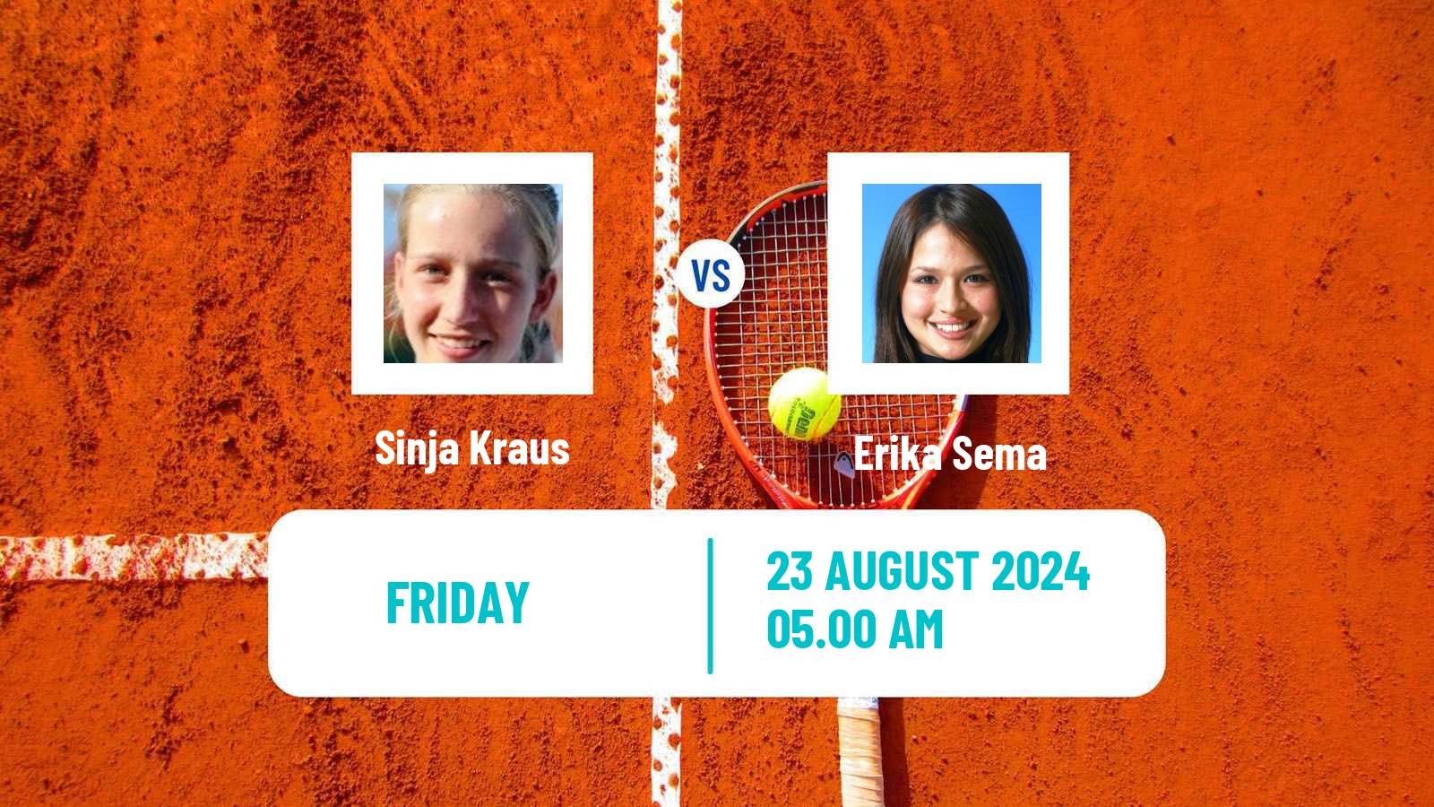Tennis ITF W35 Braunschweig Women Sinja Kraus - Erika Sema