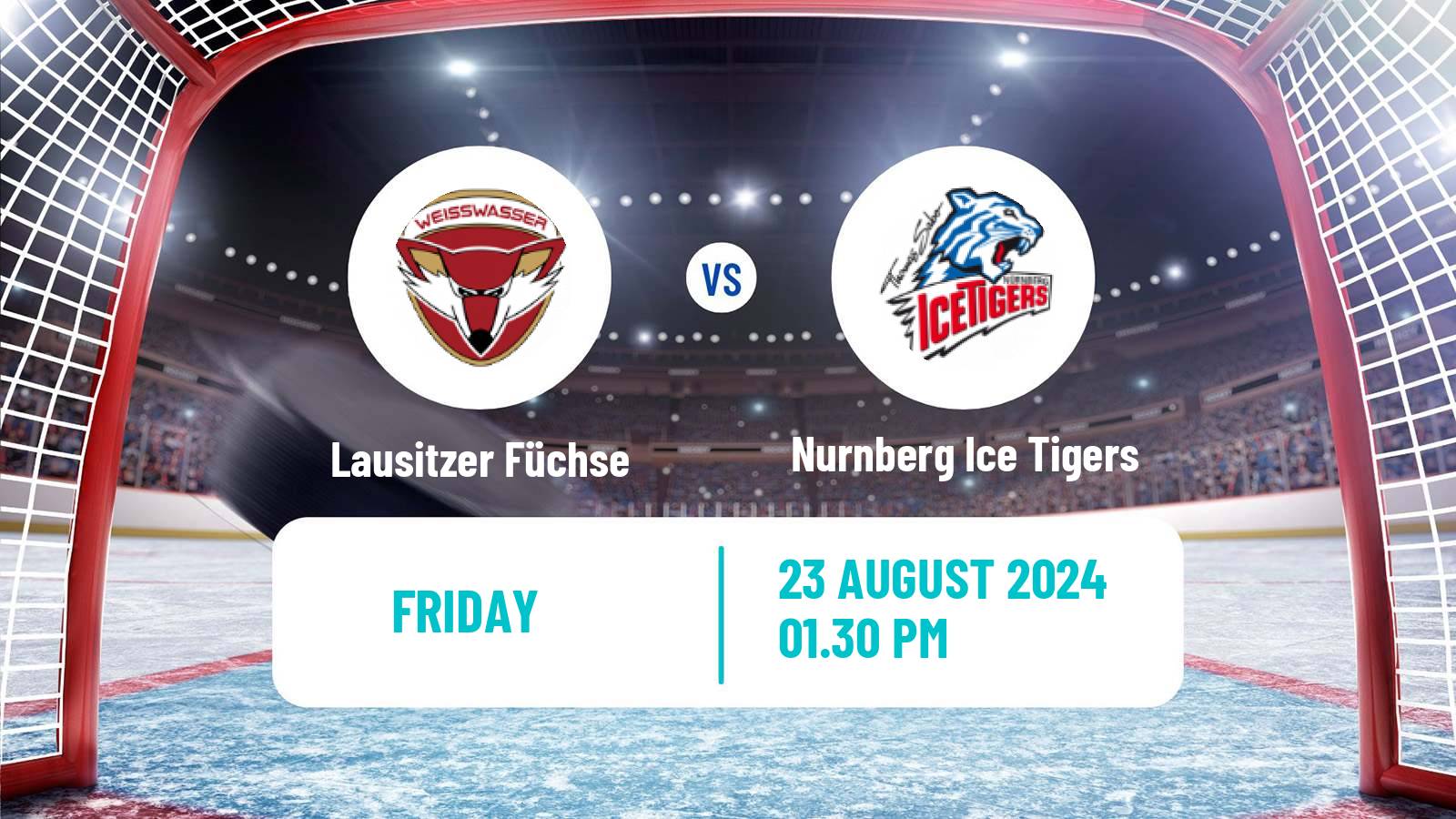 Hockey Club Friendly Ice Hockey Lausitzer Füchse - Nurnberg Ice Tigers