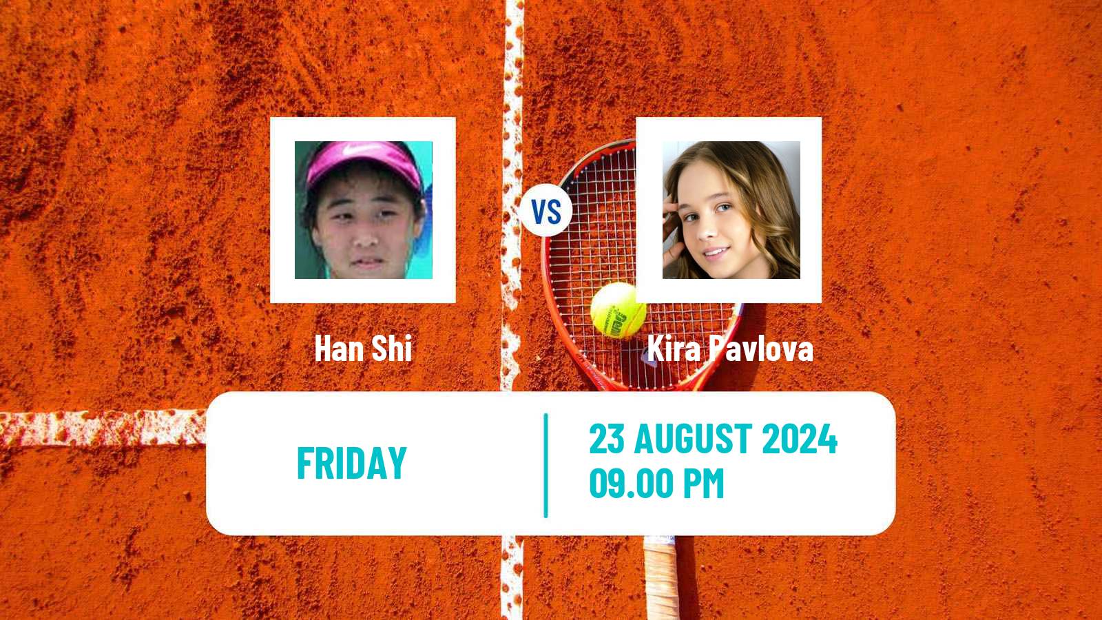 Tennis ITF W35 Kunshan Women Han Shi - Kira Pavlova