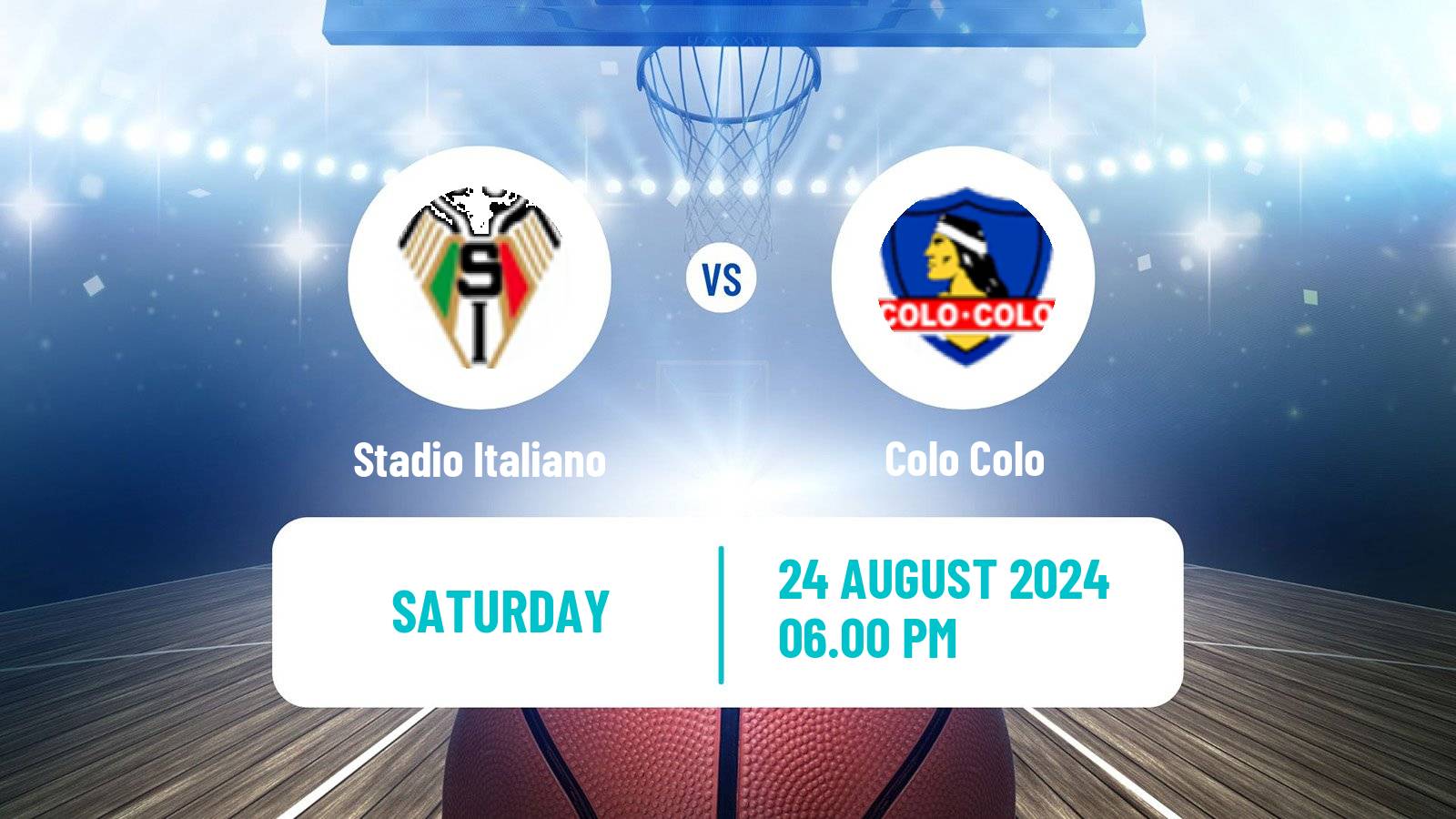 Basketball Chilean LNB 2 Stadio Italiano - Colo Colo