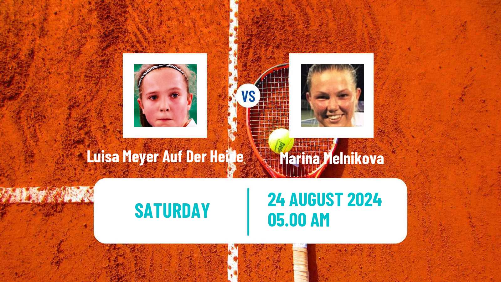 Tennis ITF W35 Braunschweig Women Luisa Meyer Auf Der Heide - Marina Melnikova