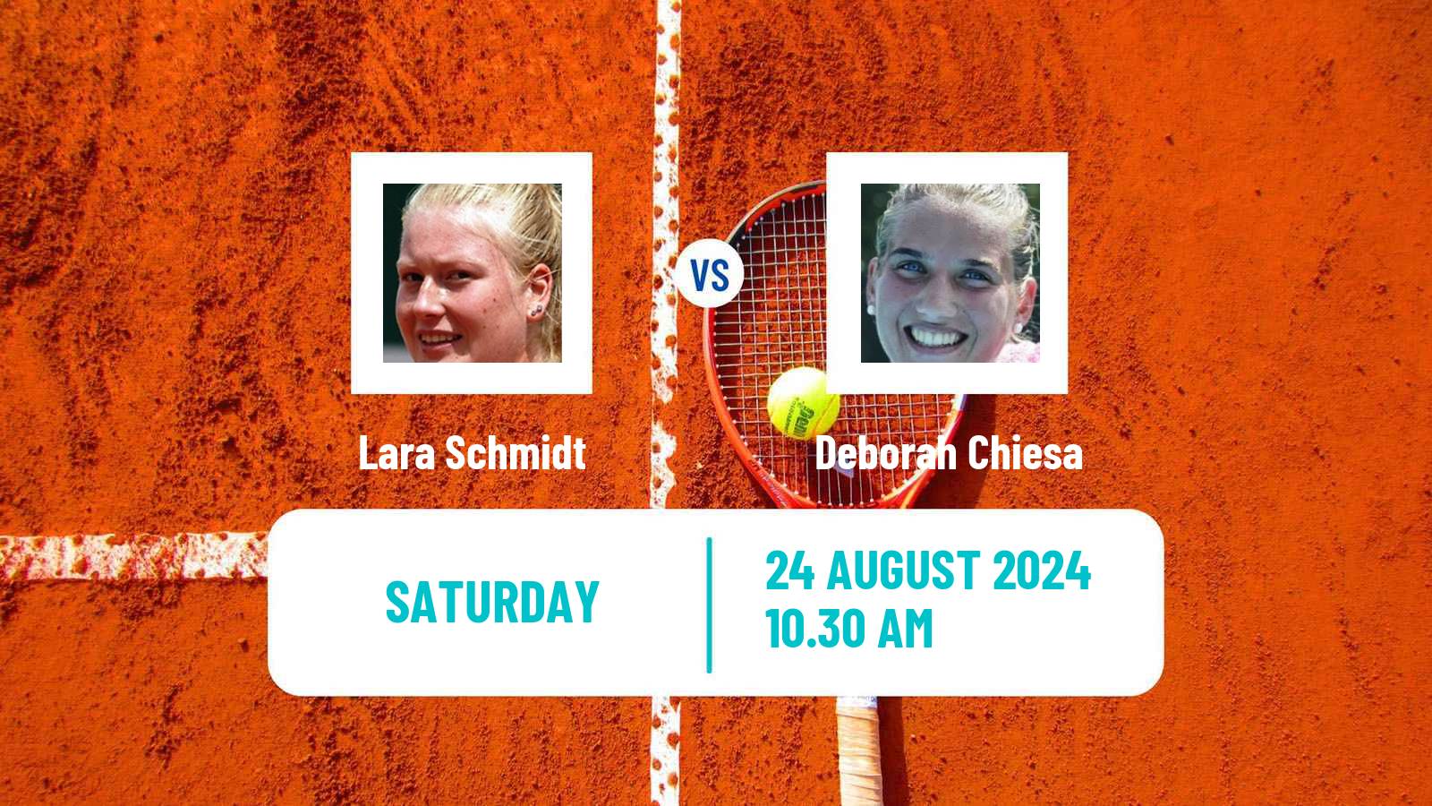 Tennis ITF W35 Verbier Women Lara Schmidt - Deborah Chiesa