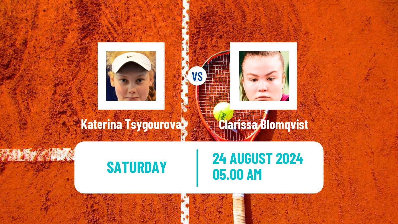 Tennis ITF W15 Malmo Women Katerina Tsygourova - Clarissa Blomqvist