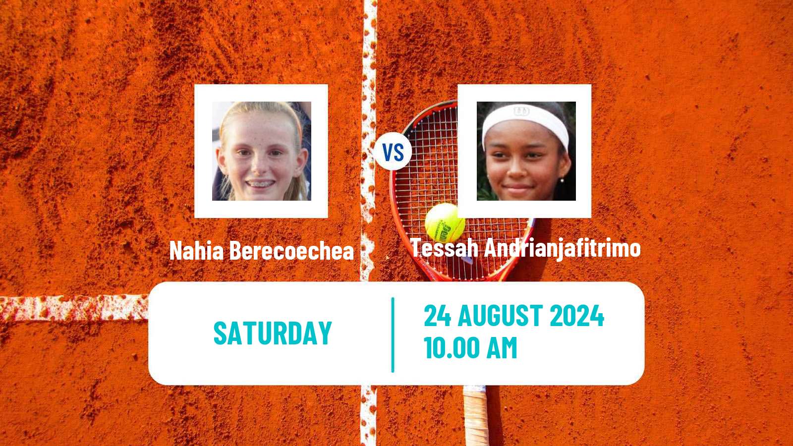 Tennis ITF W35 Vigo Women Nahia Berecoechea - Tessah Andrianjafitrimo