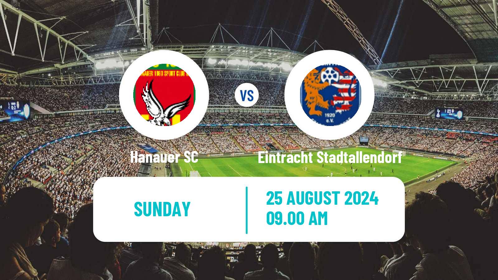 Football German Oberliga Hessen Hanauer - Eintracht Stadtallendorf