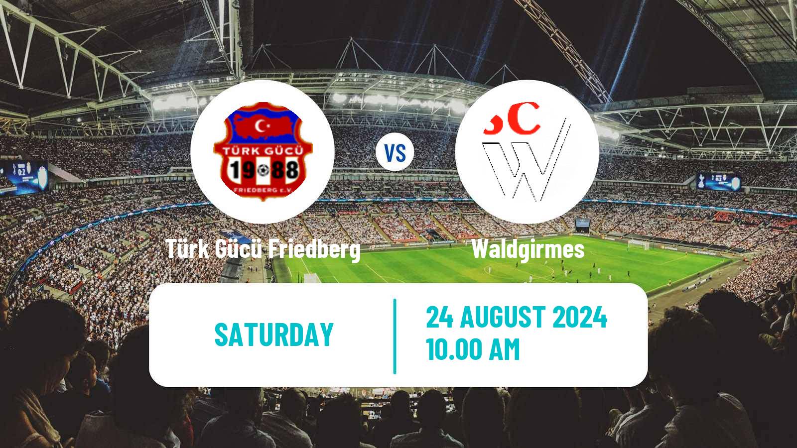 Soccer German Oberliga Hessen Türk Gücü Friedberg - Waldgirmes