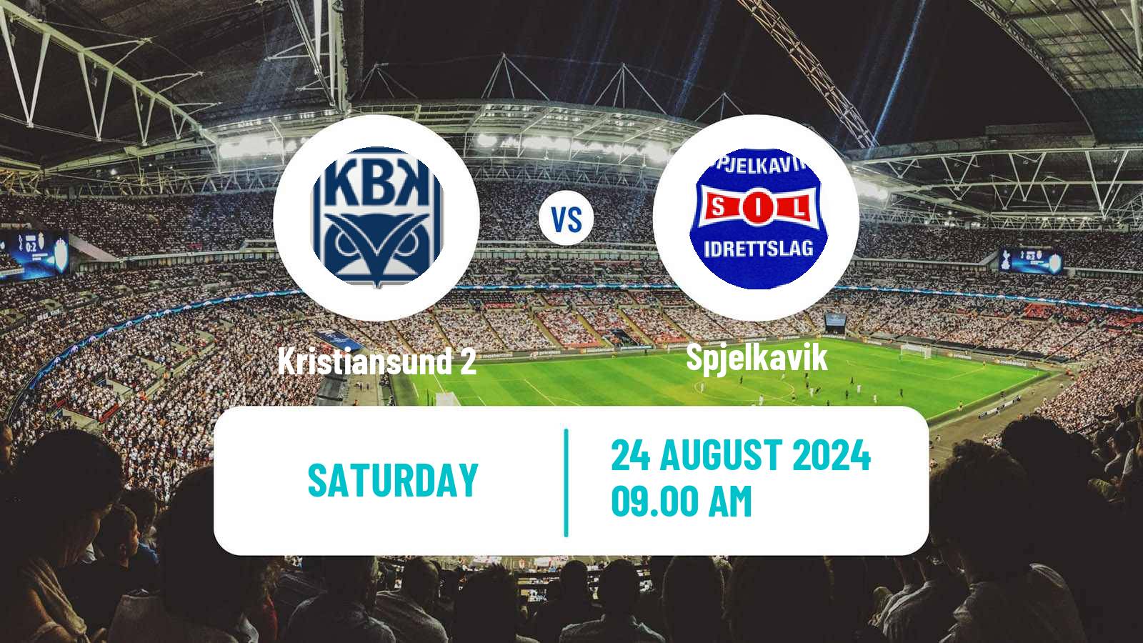 Soccer Norwegian Division 3 - Group 5 Kristiansund 2 - Spjelkavik