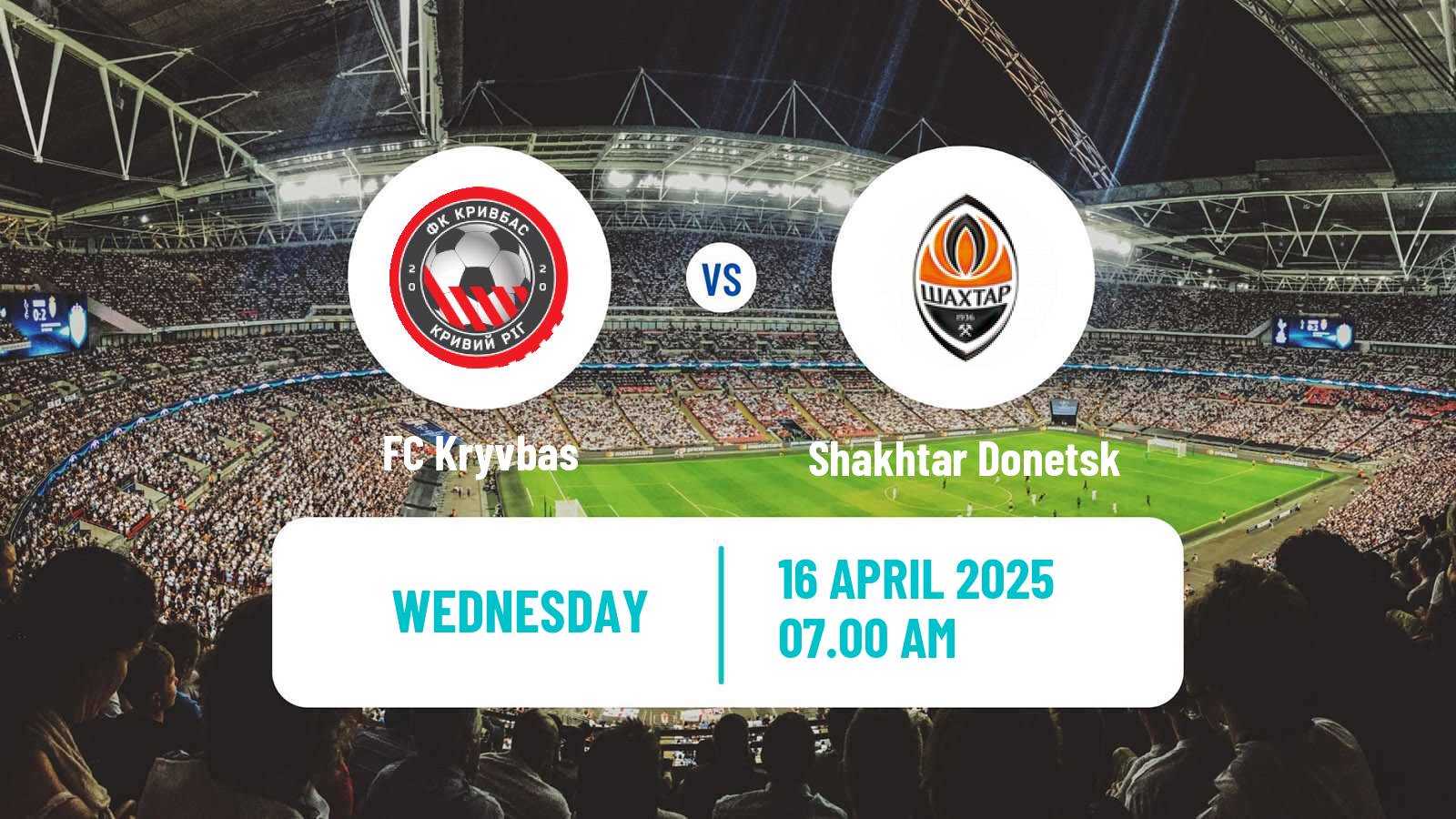 Soccer Ukrainian Premier League Kryvbas - Shakhtar Donetsk