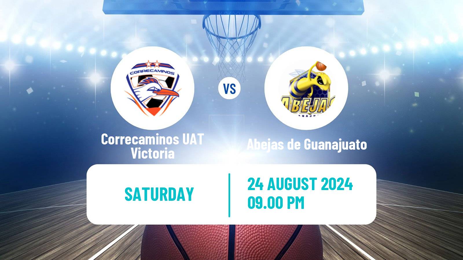 Basketball Mexican LNBP Correcaminos UAT Victoria - Abejas de Guanajuato