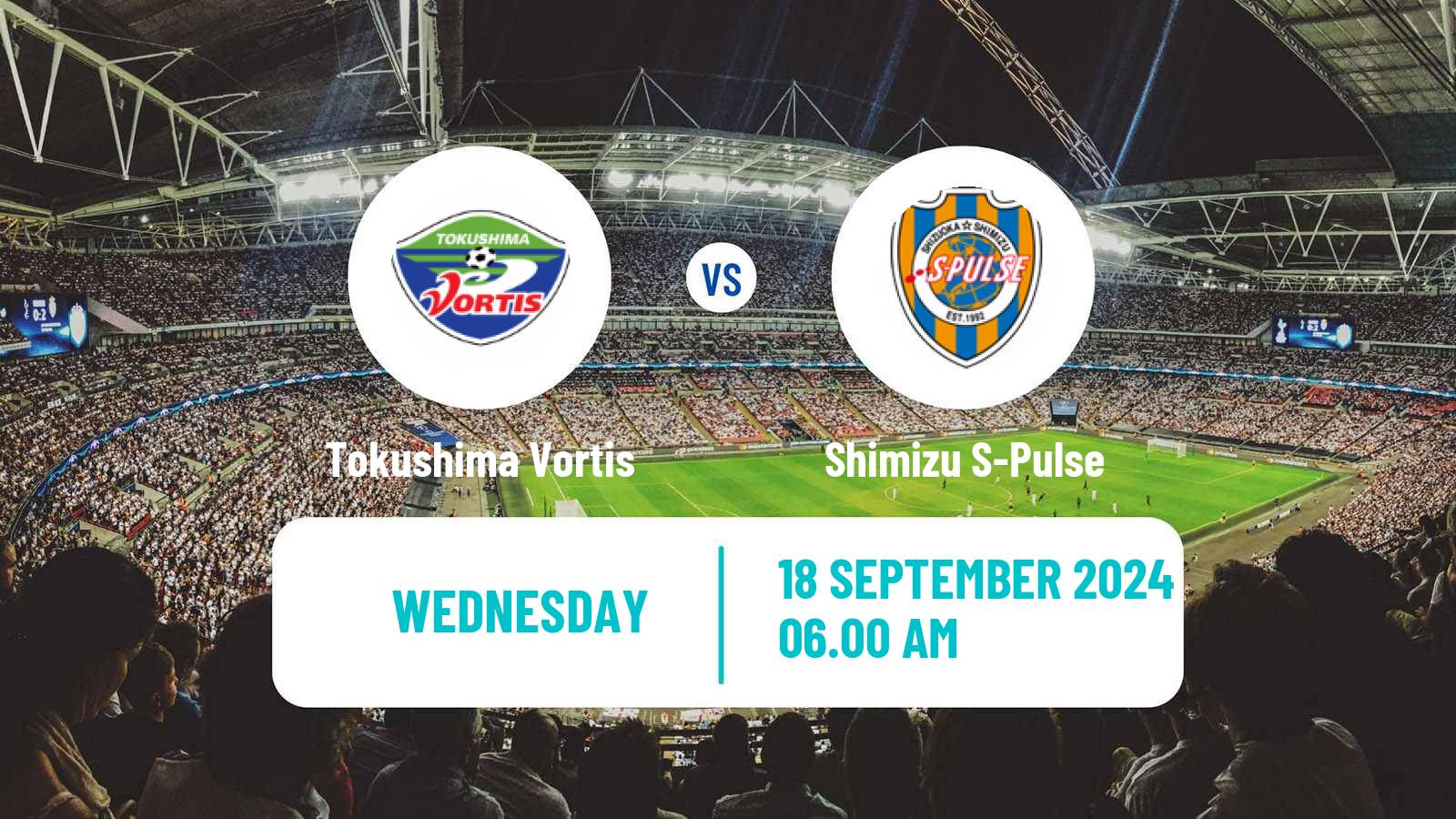 Football Japan J2 League Tokushima Vortis - Shimizu S-Pulse