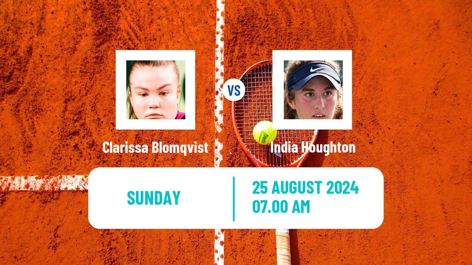 Tennis ITF W15 Malmo Women Clarissa Blomqvist - India Houghton