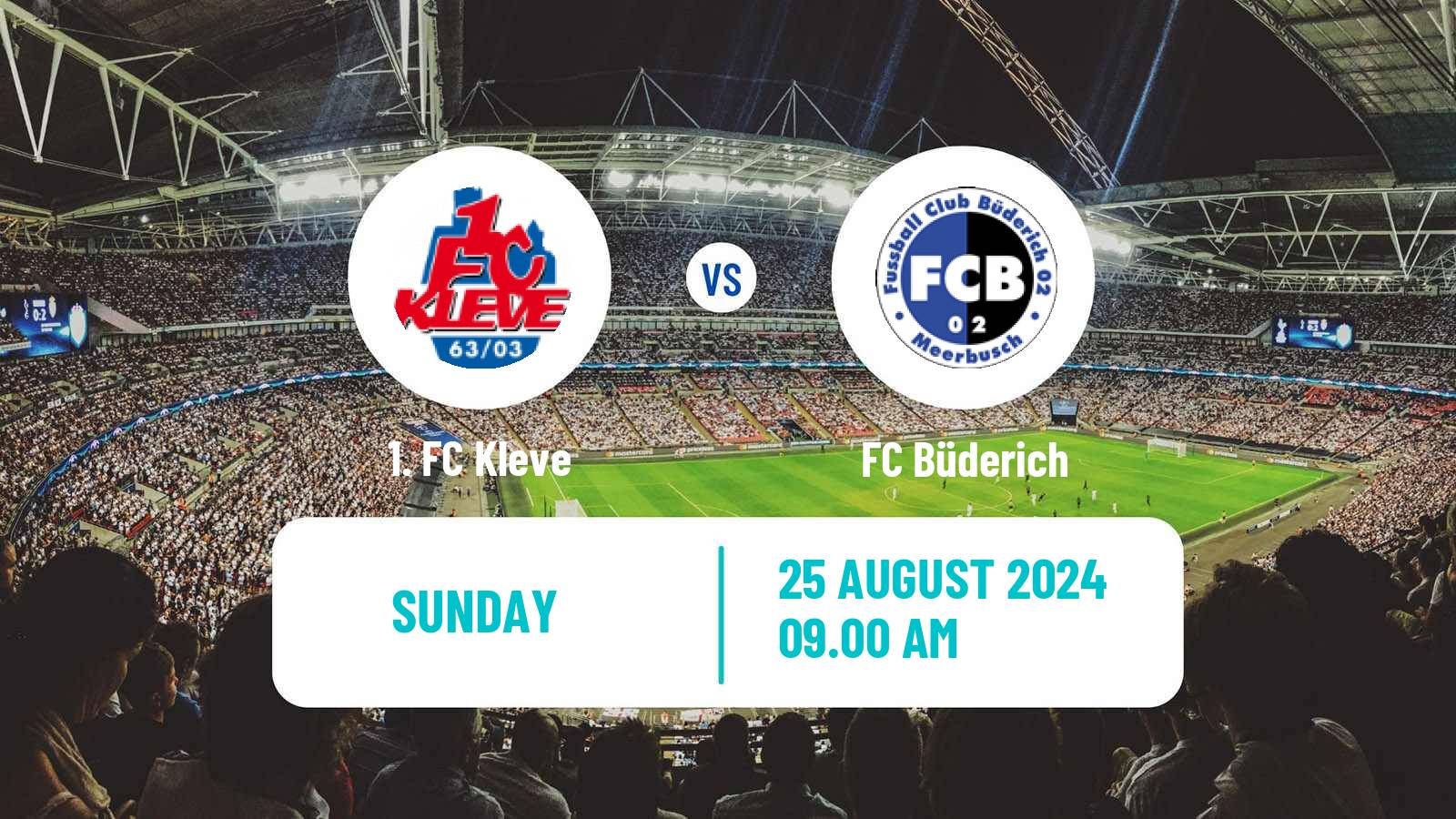 Soccer German Oberliga Niederrhein Kleve - Büderich
