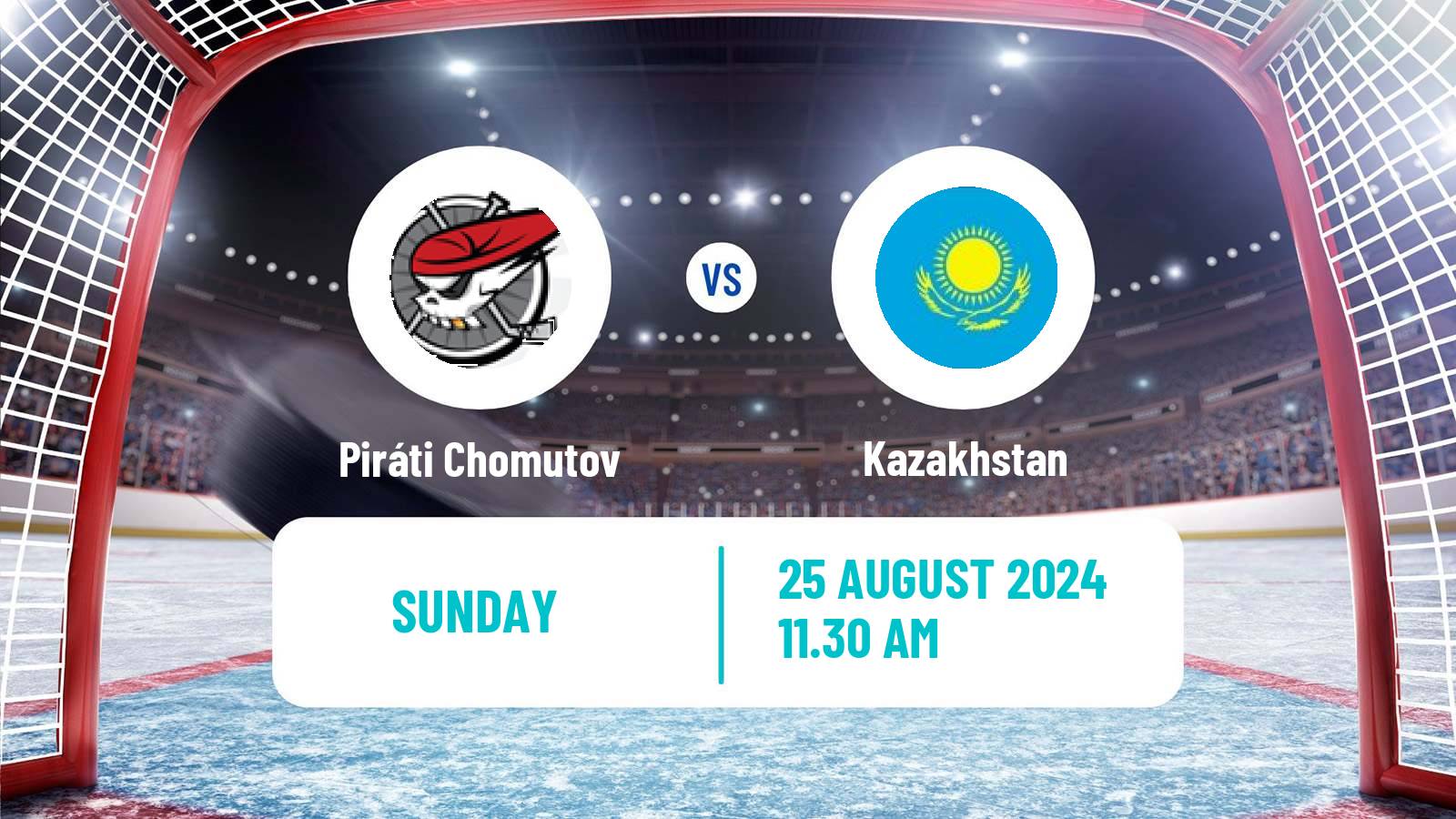 Hockey Friendly International Ice Hockey Piráti Chomutov - Kazakhstan