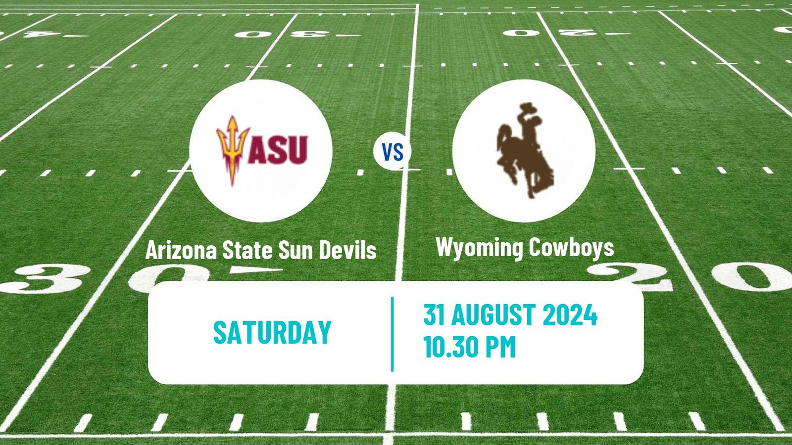 American football NCAA College Football Arizona State Sun Devils - Wyoming Cowboys