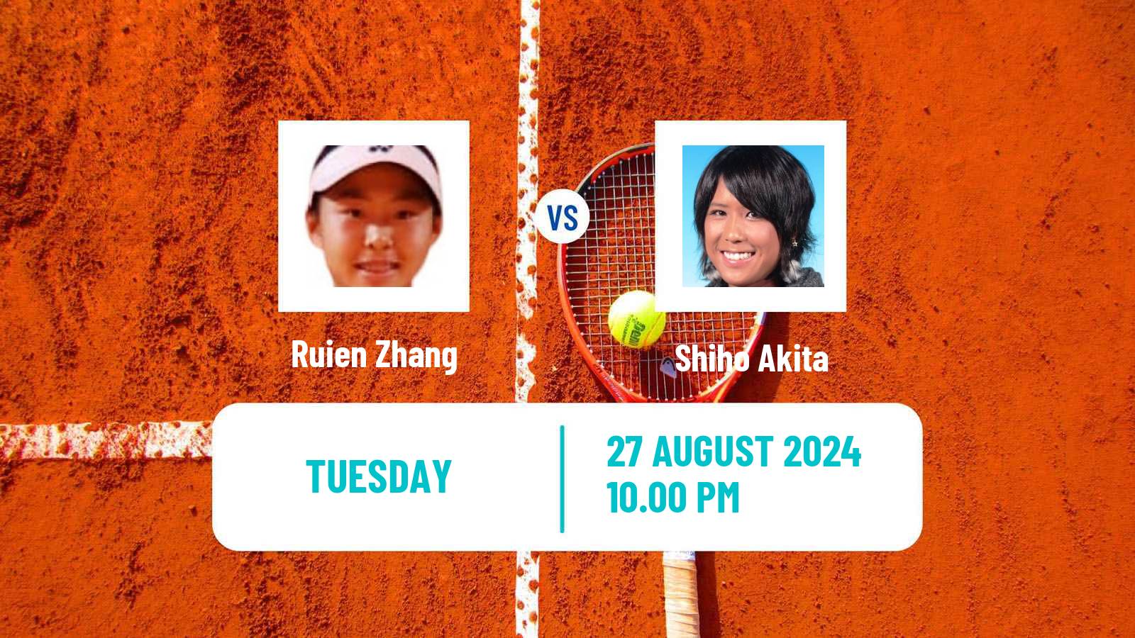 Tennis ITF W50 Jinan Women Ruien Zhang - Shiho Akita