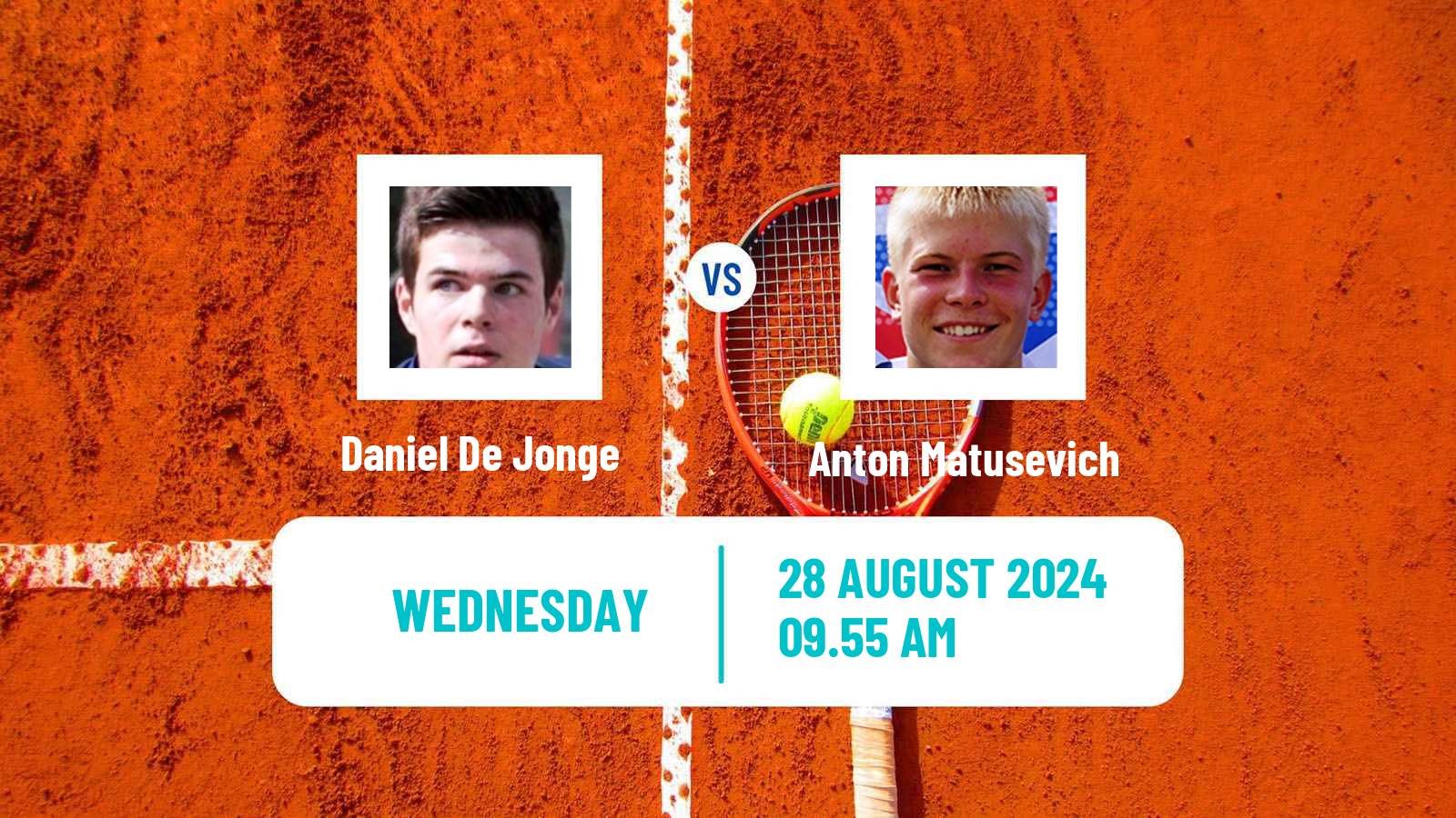 Tennis ITF M15 Vienna Men Daniel De Jonge - Anton Matusevich