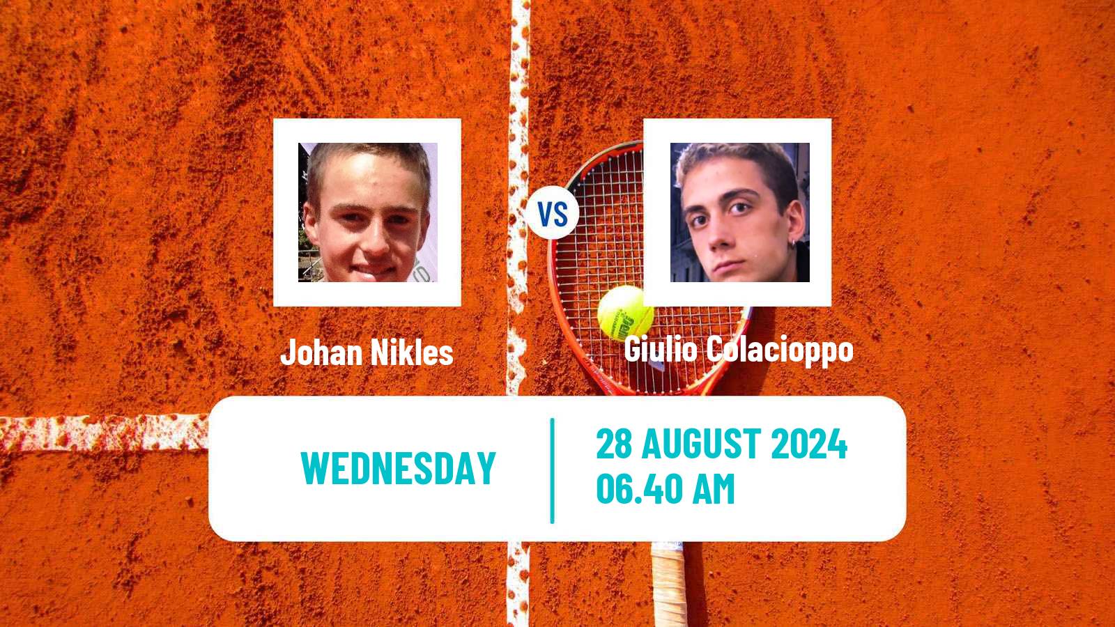 Tennis ITF M25 Sion Men Johan Nikles - Giulio Colacioppo