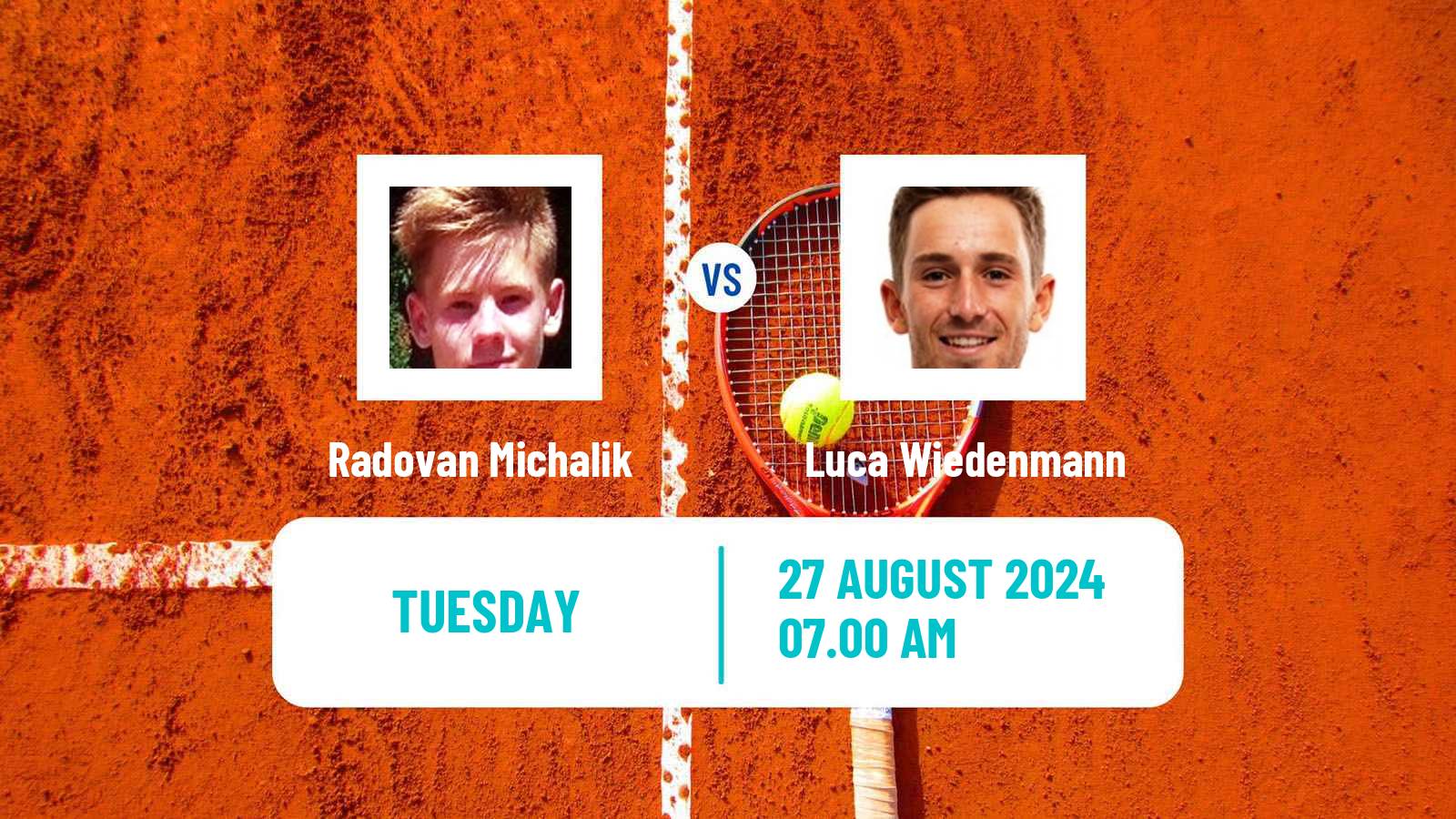 Tennis ITF M15 Slovenj Gradec Men Radovan Michalik - Luca Wiedenmann