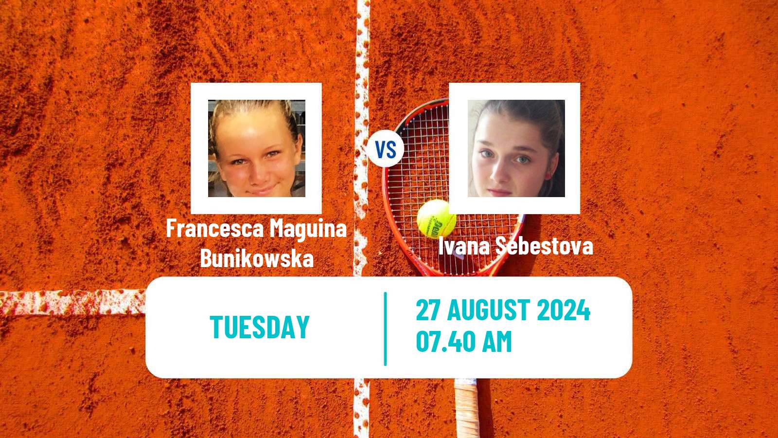 Tennis ITF W15 Bielsko Biala Women Francesca Maguina Bunikowska - Ivana Sebestova