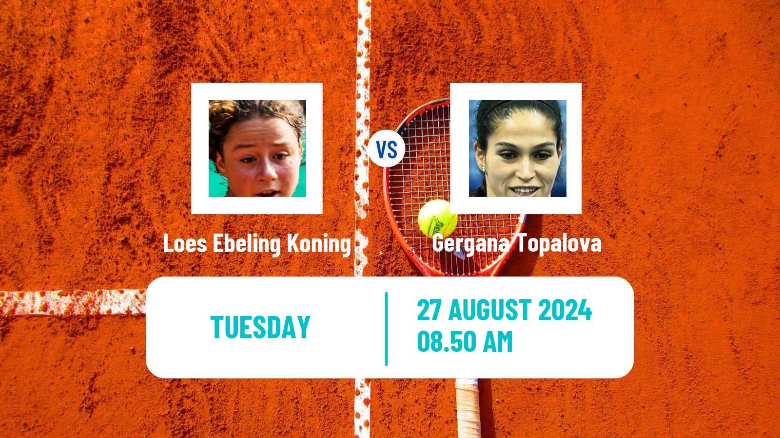 Tennis ITF W50 Oldenzaal Women Loes Ebeling Koning - Gergana Topalova