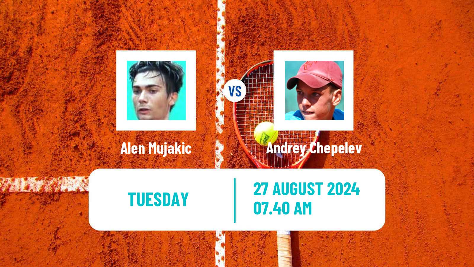 Tennis ITF M15 Kursumlijska Banja 16 Men Alen Mujakic - Andrey Chepelev